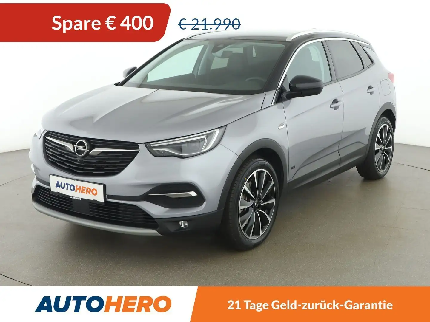 Opel Grandland X 1.6 Plug-in Hybrid 4 Ultimate Aut. *LED*SPUR*CAM* Grau - 1