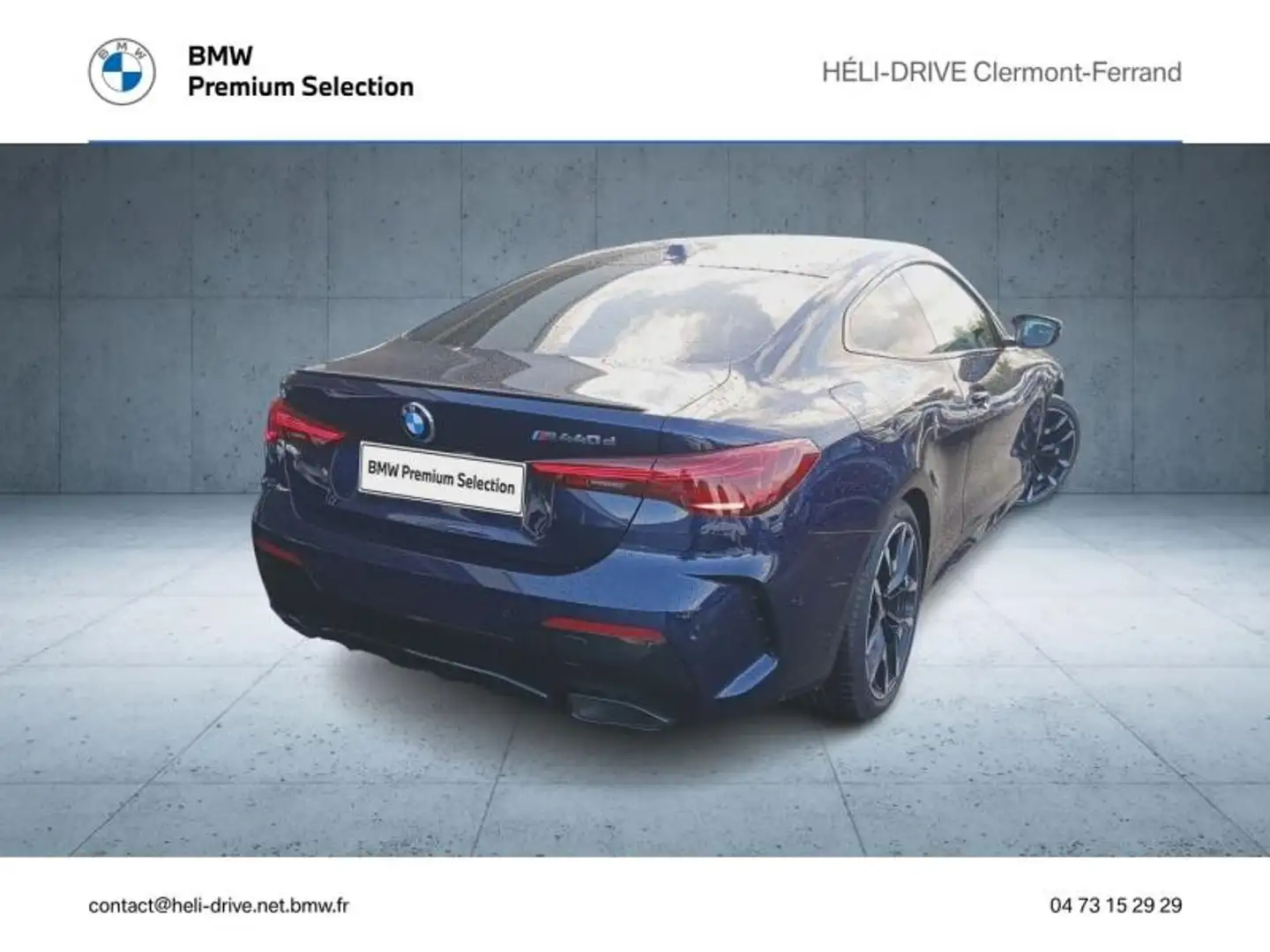 BMW 440 M440dA xDrive 340ch Bleu - 2