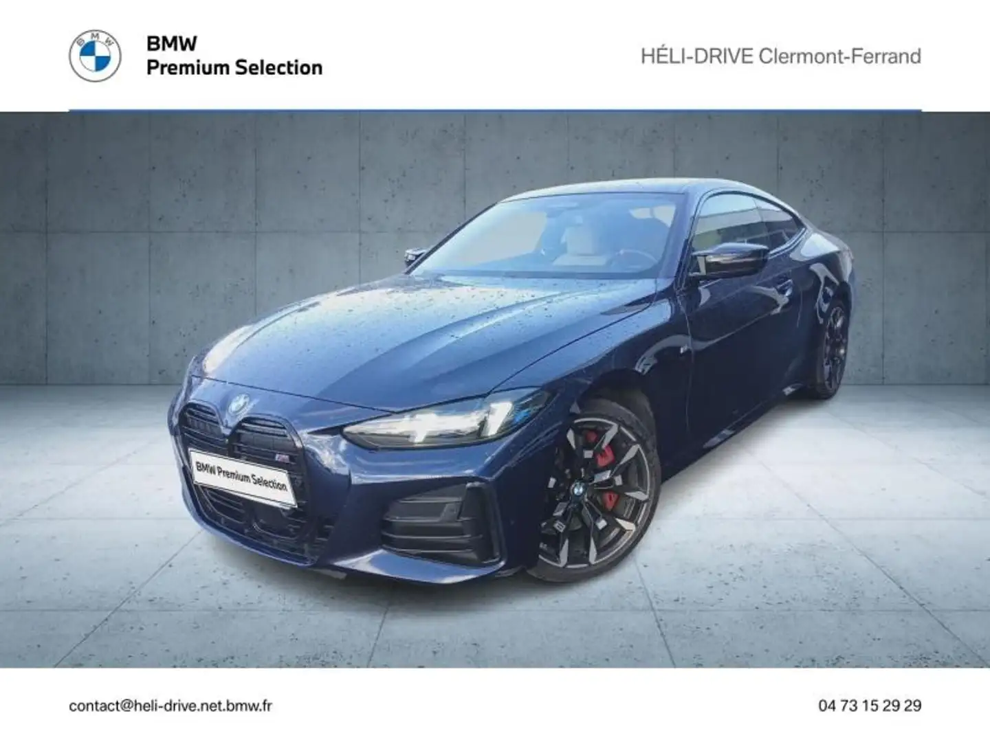 BMW 440 M440dA xDrive 340ch Bleu - 1