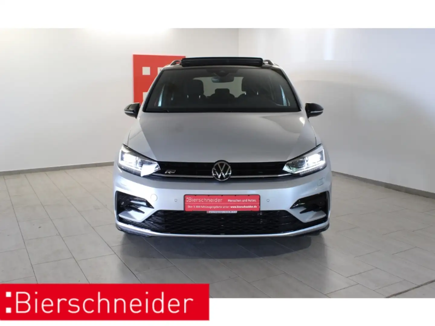 Volkswagen Touran 1.5 TSI DSG 2x R-Line Black Style 18 AHK PANO 7-SI Silver - 2