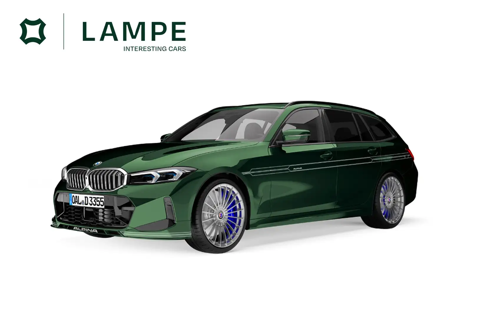 Alpina D3 S Touring Allrad Grün/Tartufo Pano H/K ACC 360 Groen - 1