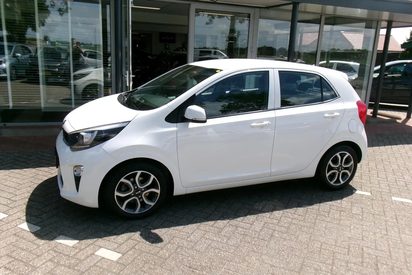 Kia Picanto 1.0 CVVT 5-zits First Edition Clima/Cruise/Navi Or Wit - 2