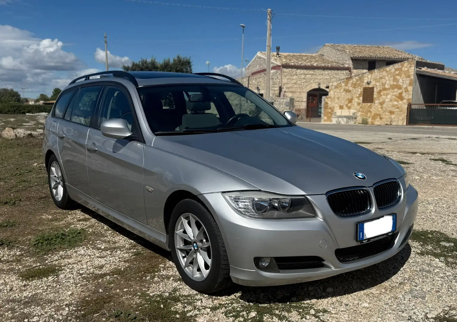 BMW 320 320d Touring Aut. Argento - 2