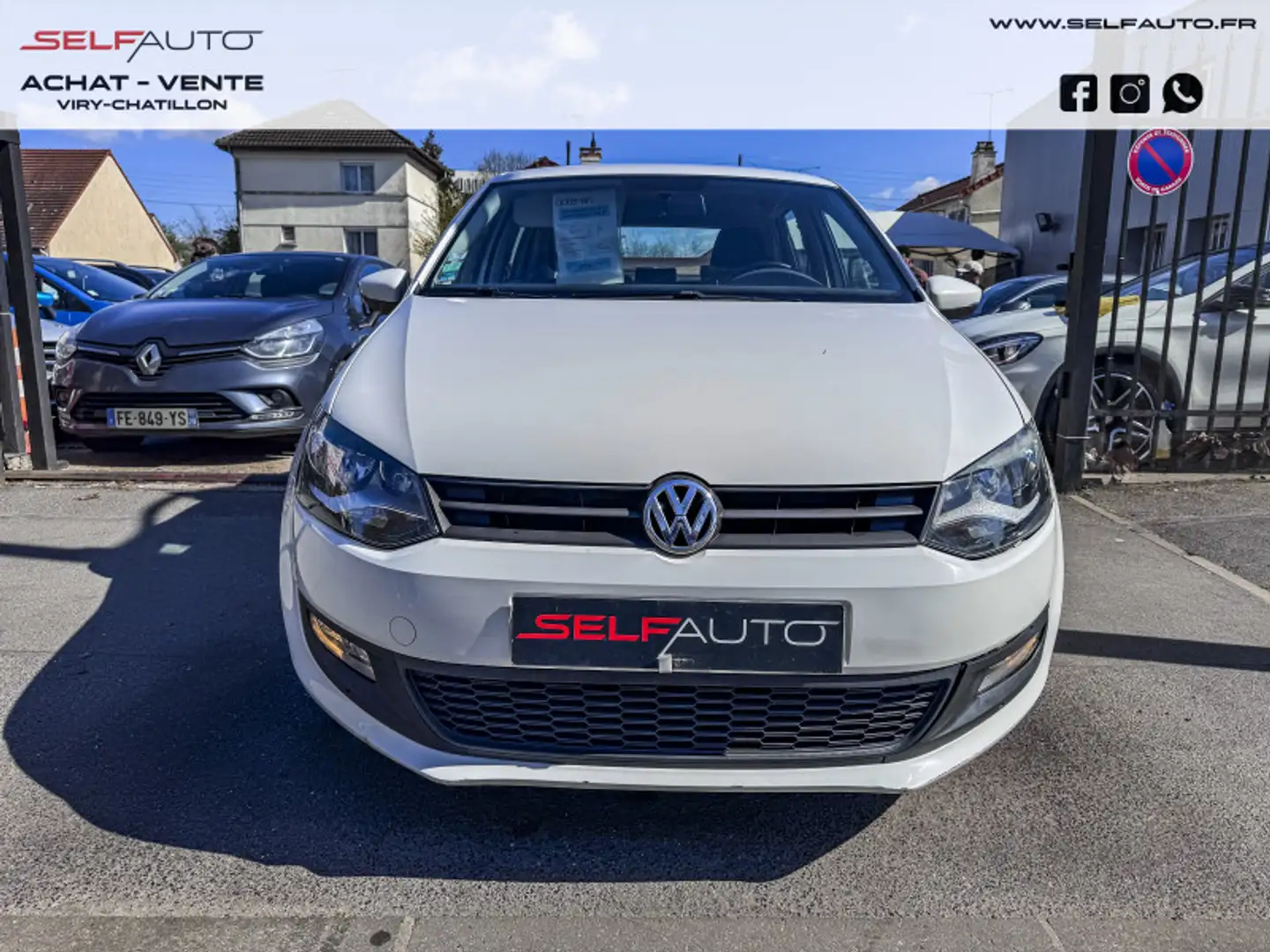 Volkswagen Polo 1.4 85CH CONFORTLINE 5P Blanc - 2