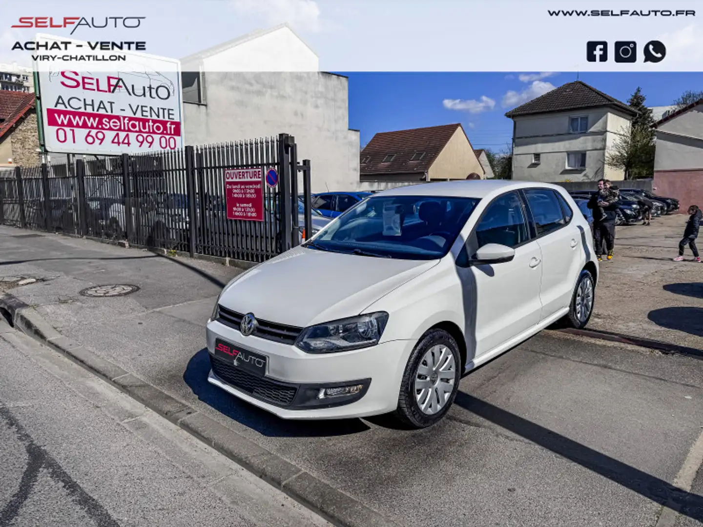 Volkswagen Polo 1.4 85CH CONFORTLINE 5P Blanc - 1