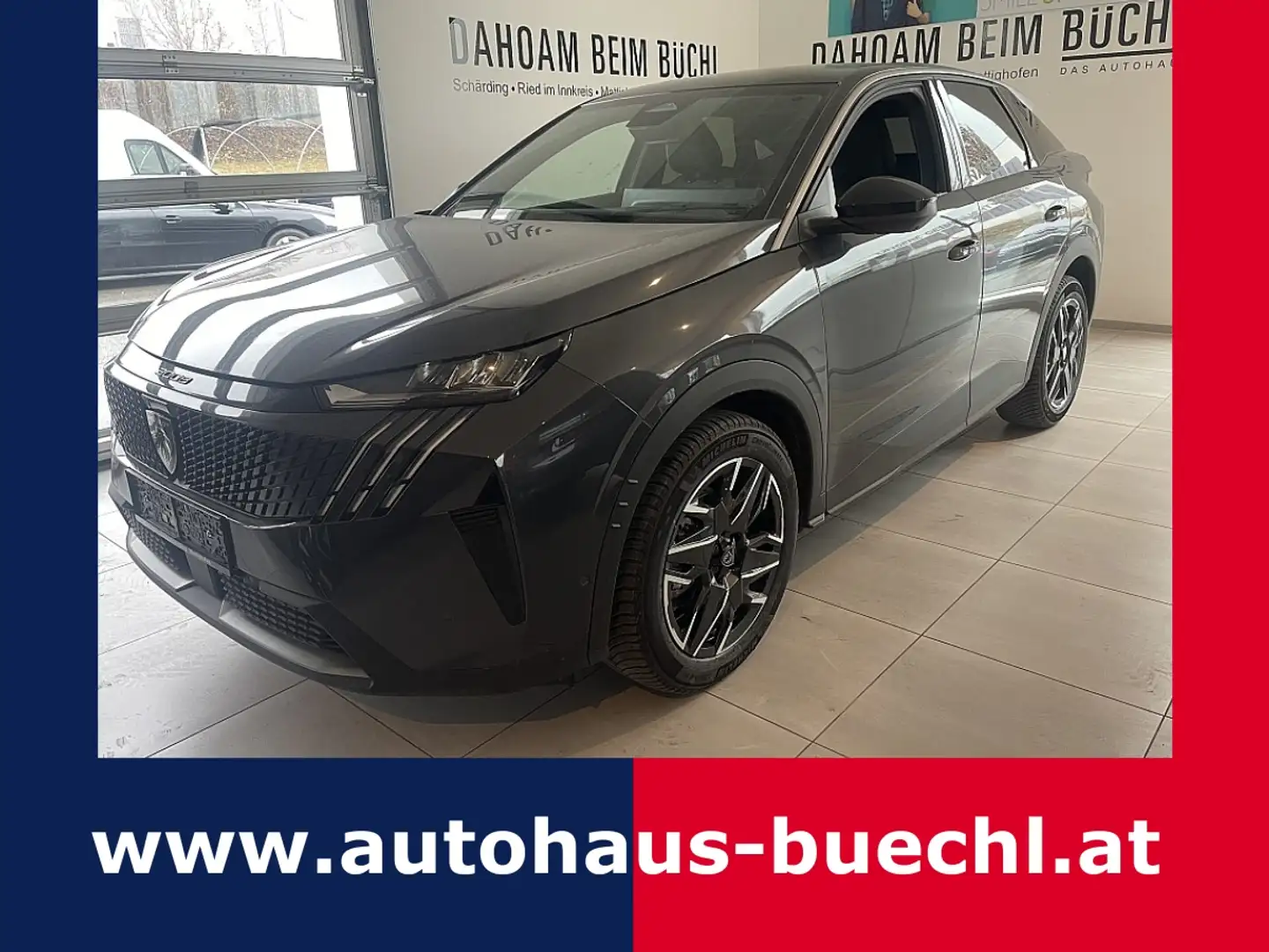 Peugeot 3008 Hybrid 136 E-DCS6 Allure Aut. Grau - 1