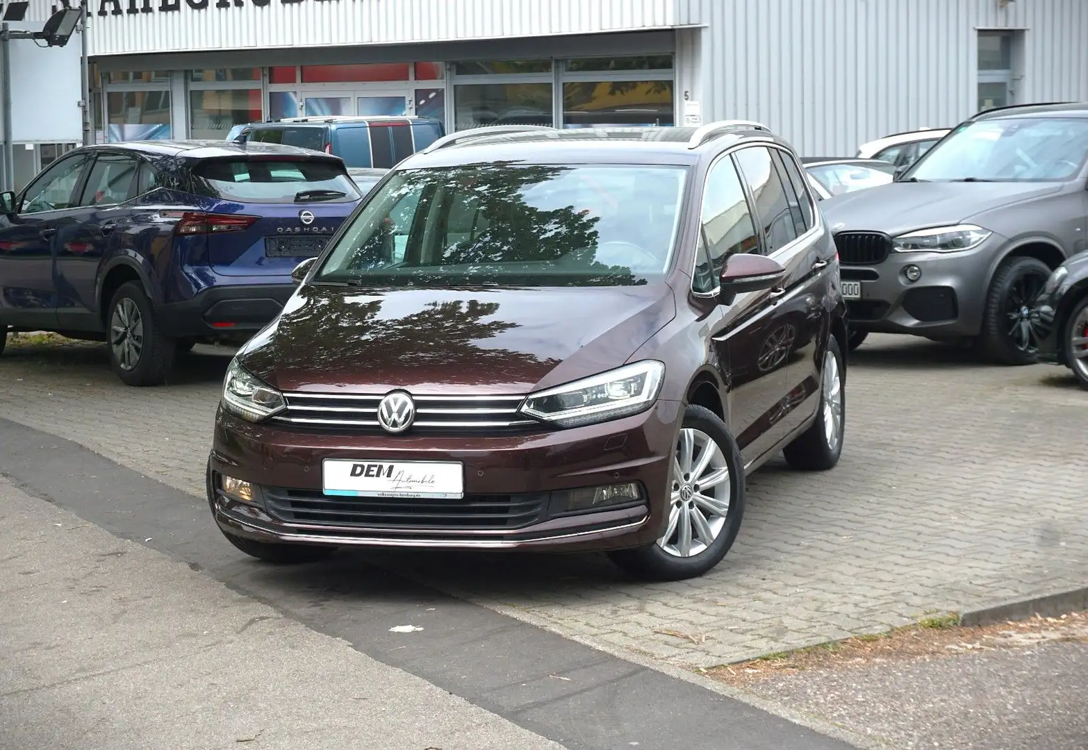 Volkswagen Touran Highline / 7 Sitze / DSG / Xenon / ACC Rojo - 1