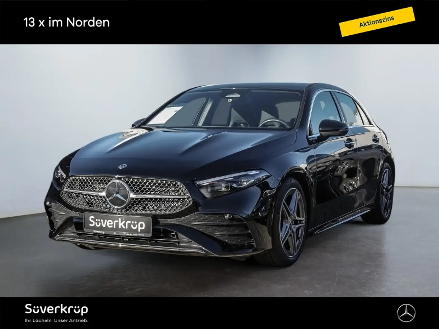 Mercedes-Benz A 200 AMG MULTI AHK DISTR KAMERA SPUR PDC SHZ Schwarz - 1