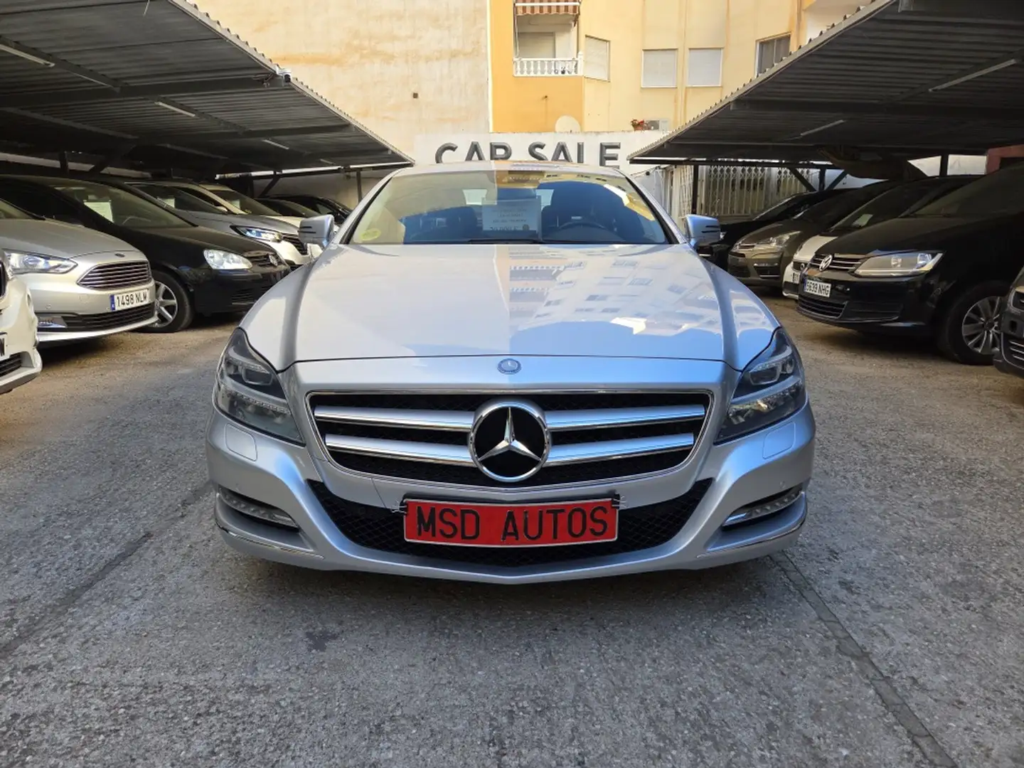 Mercedes-Benz CLS 350 350CDI BE 4M Aut. Plateado - 2