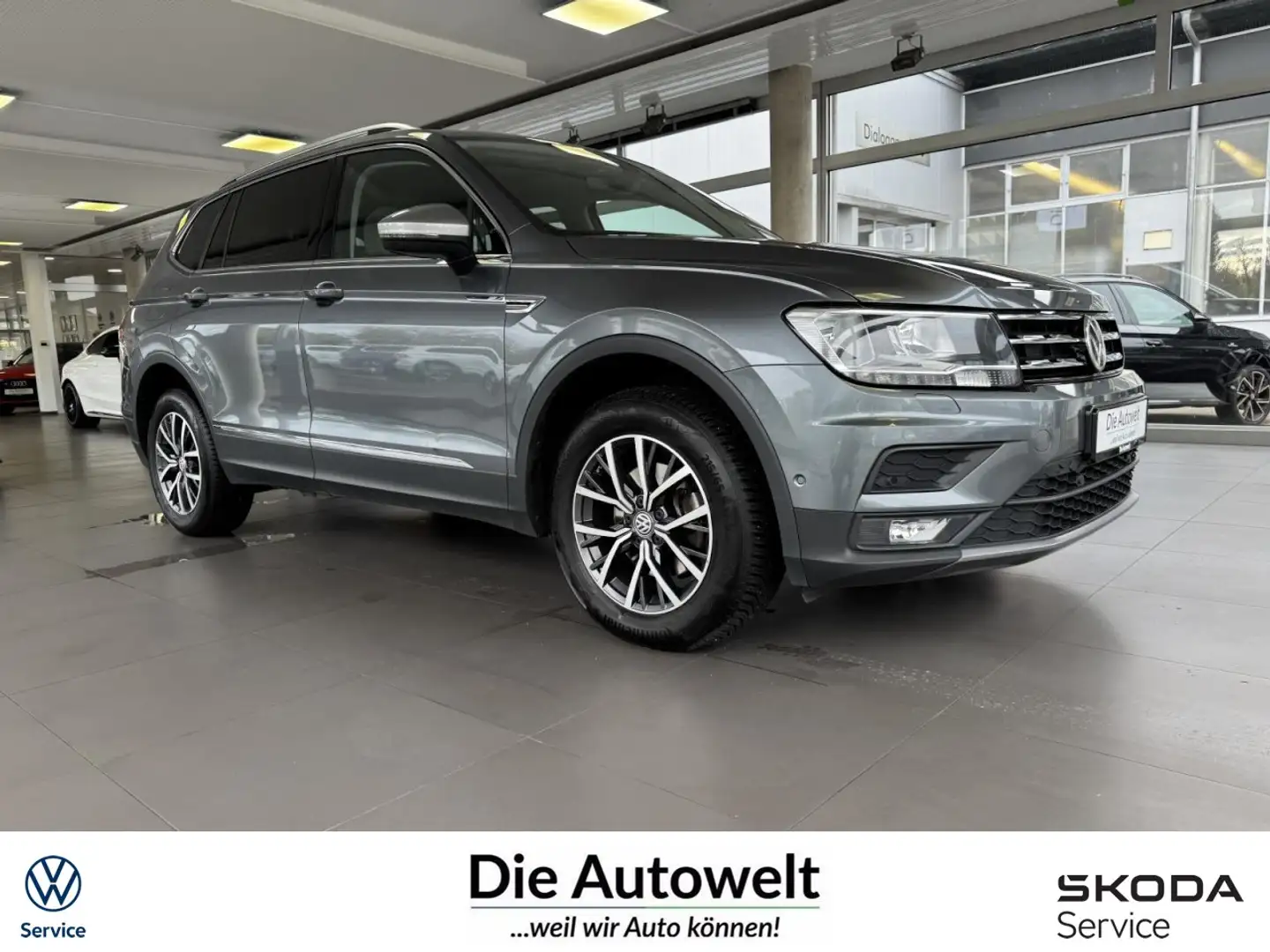 Volkswagen Tiguan Allspace Comfor. 2.0 TDI DSG NAVI 7 Si BT Klima Navi Grijs - 1