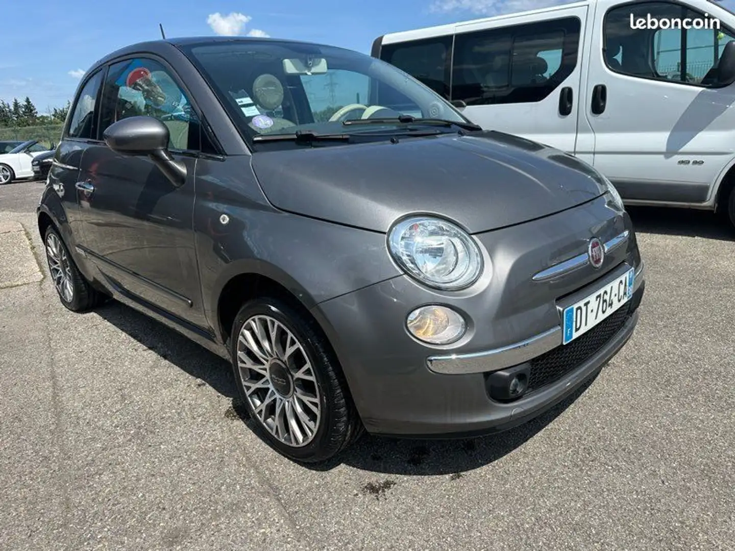 Fiat 500 lounge faible km Grigio - 2
