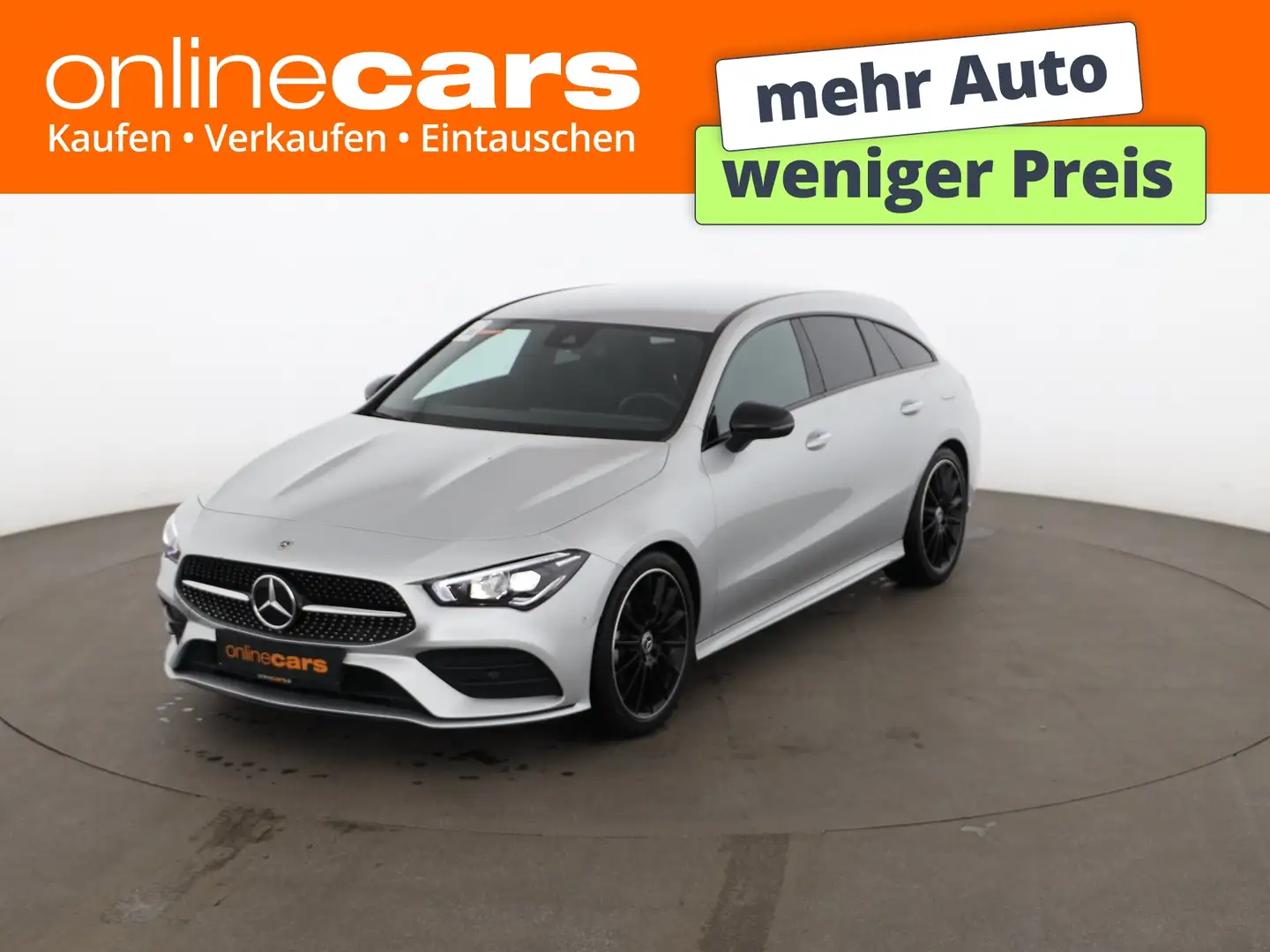 Mercedes-Benz CLA 180 SB AMG-Line Aut LED LEDER NAVI R-CAM Grau - 1