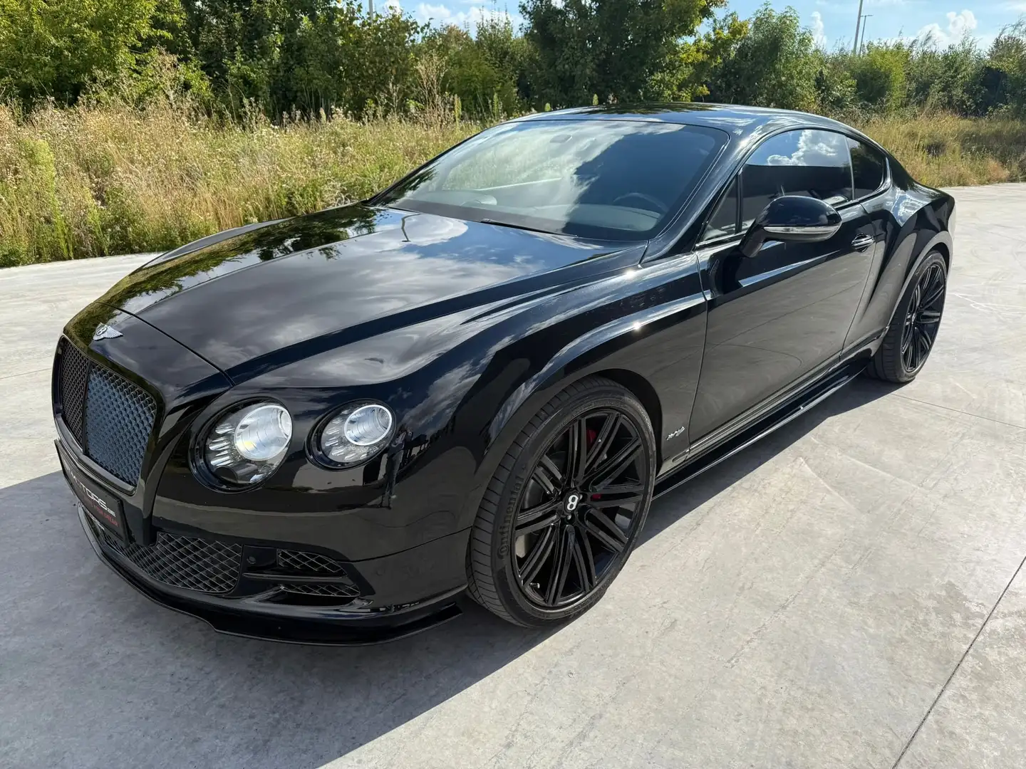 Bentley Continental GT Speed/W12/4WD/FULL HISTORY/FULL BLACK/TOP! Zwart - 2