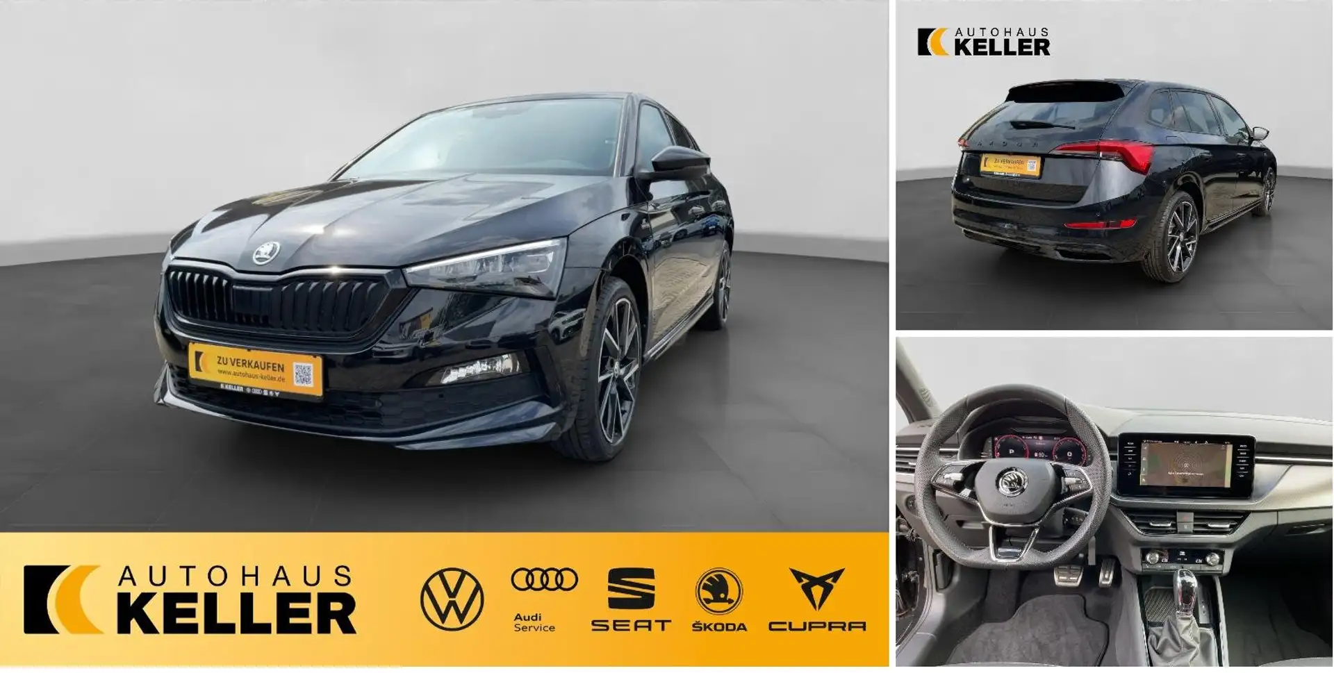 Skoda Scala Scala 1.5 TSI Monte Carlo OPF (EURO 6d) Navi/LED Schwarz - 1