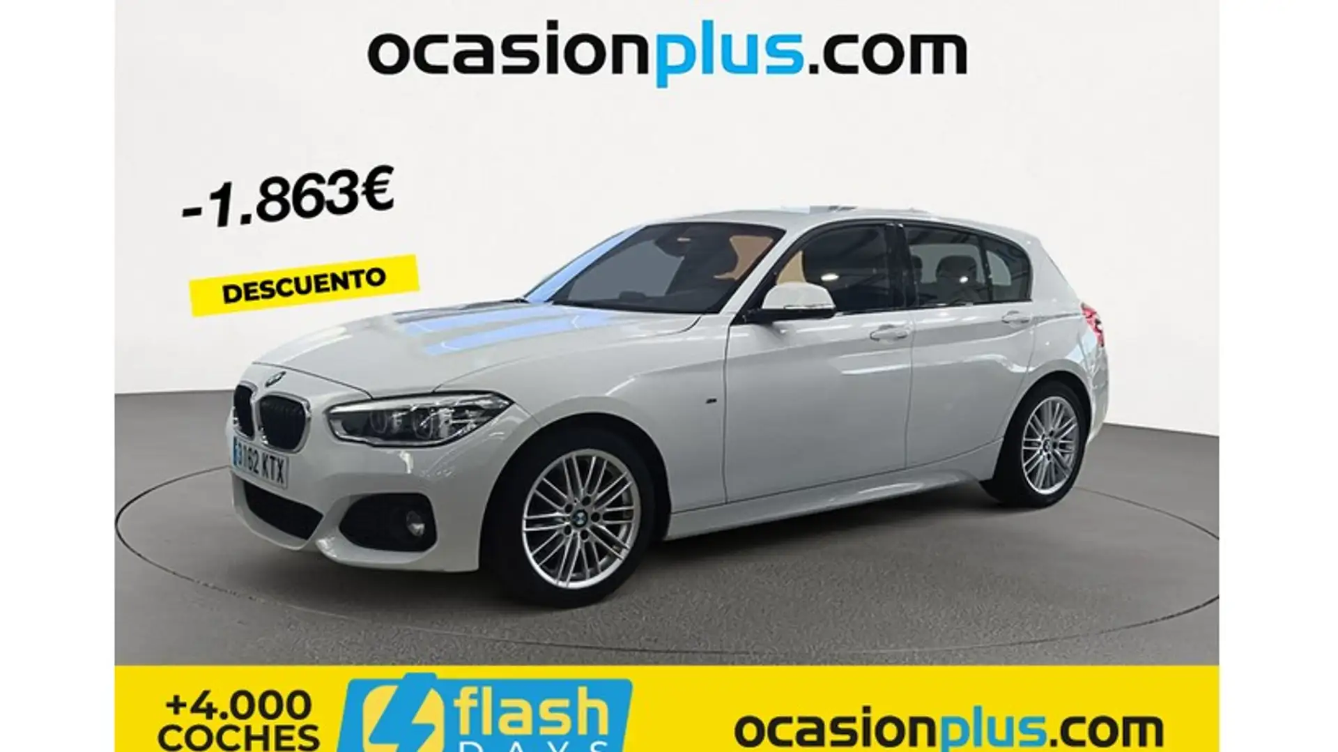 BMW 116 116d Blanc - 1