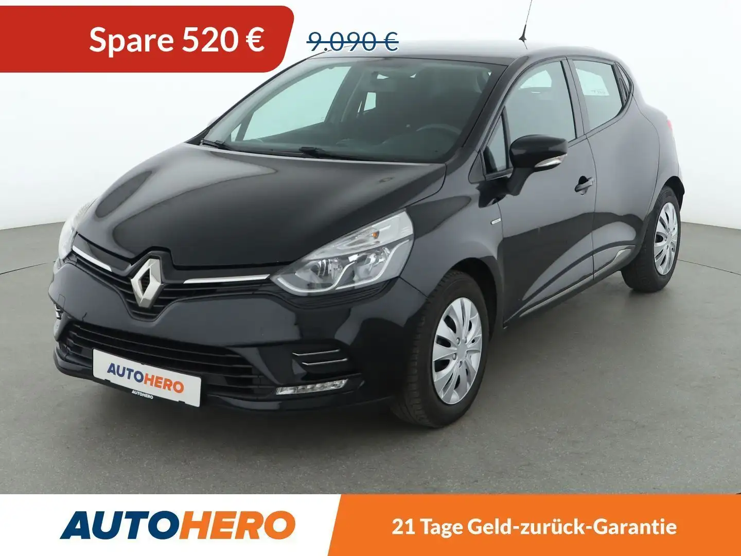 Renault Clio 0.9 Energy Limited*TEMPO*KLIMA*GARANTIE*LIMITER* Schwarz - 1