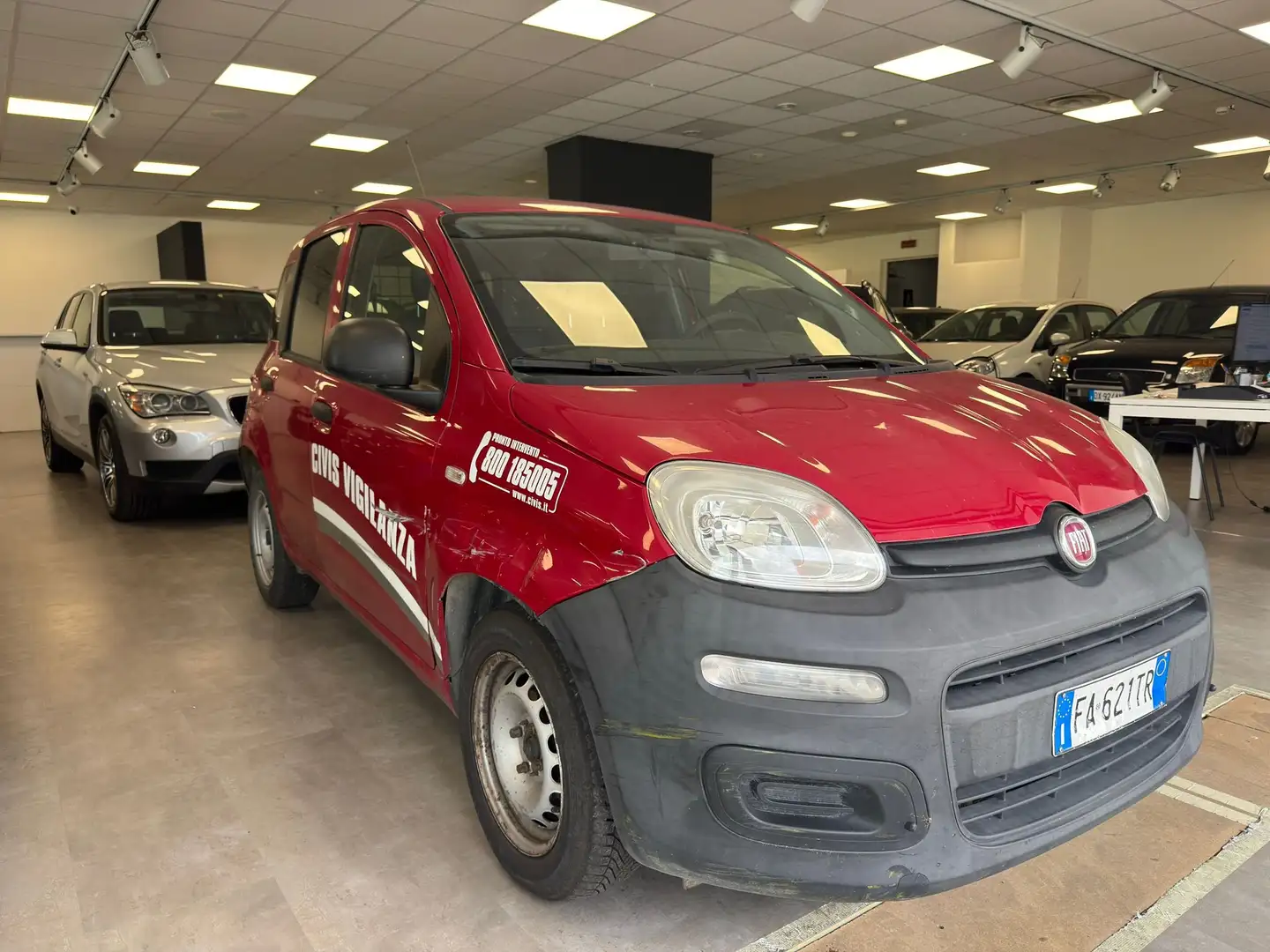 Fiat Panda Panda 1.3 mjt 16v Lounge 75cv Rouge - 1