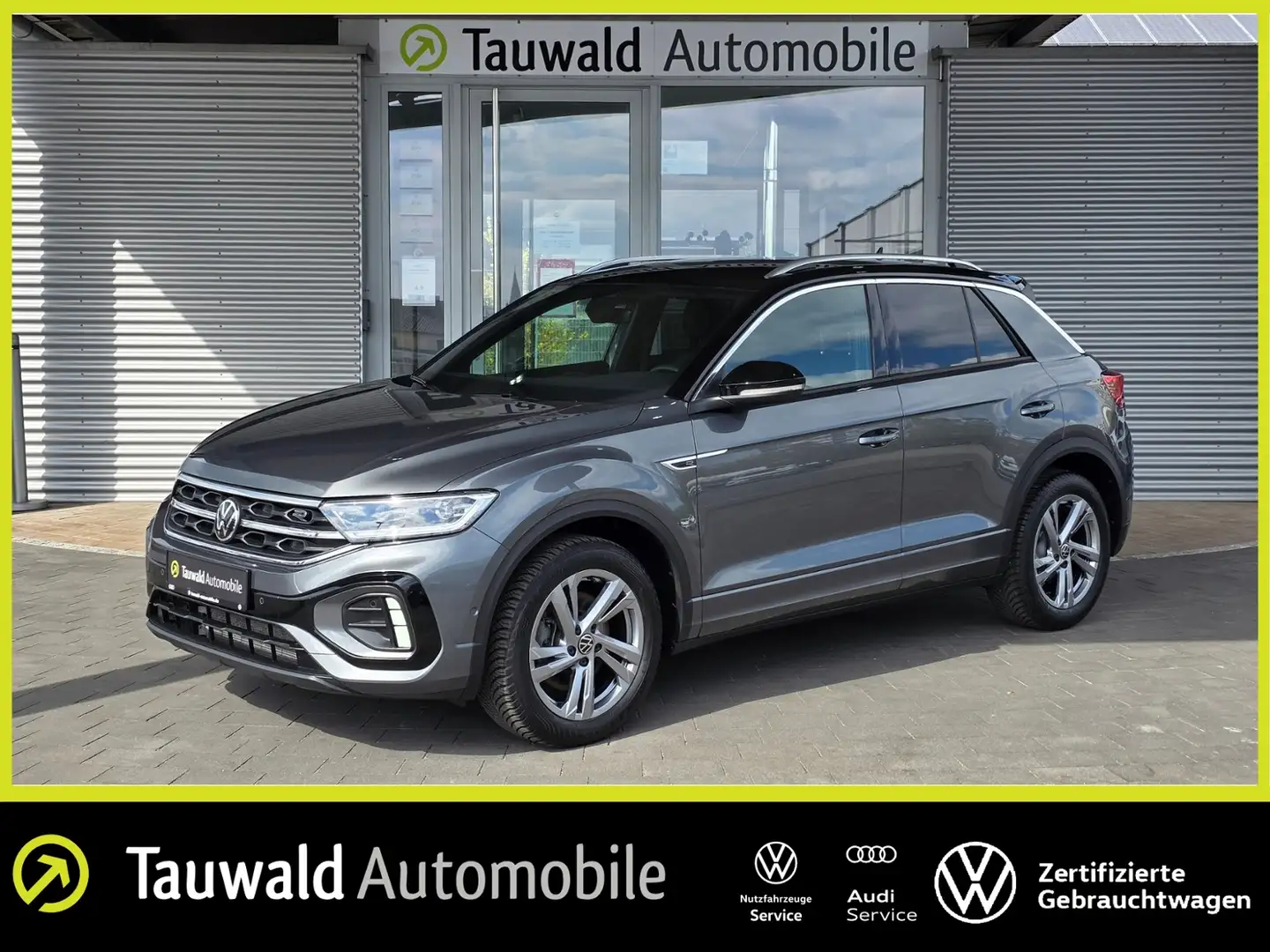 Volkswagen T-Roc 2.0 TDI DSG R-Line AHK/RFK/LED/DCP/ACC Grau - 1