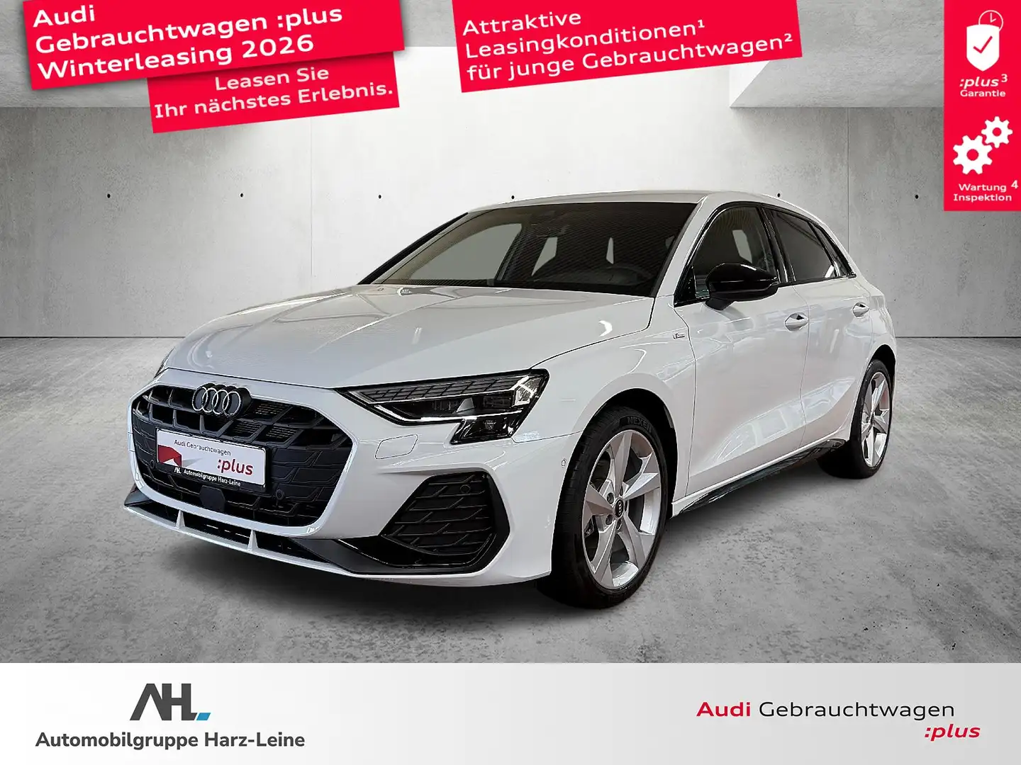 Audi A3 Sportback 30 TFSI S line S-tronic LED Navi Optik s Weiß - 1