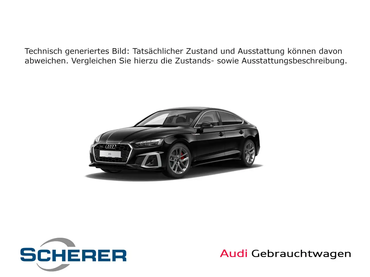 Audi A5 S line S line 45 TFSI quattro 195(2 Schwarz - 1