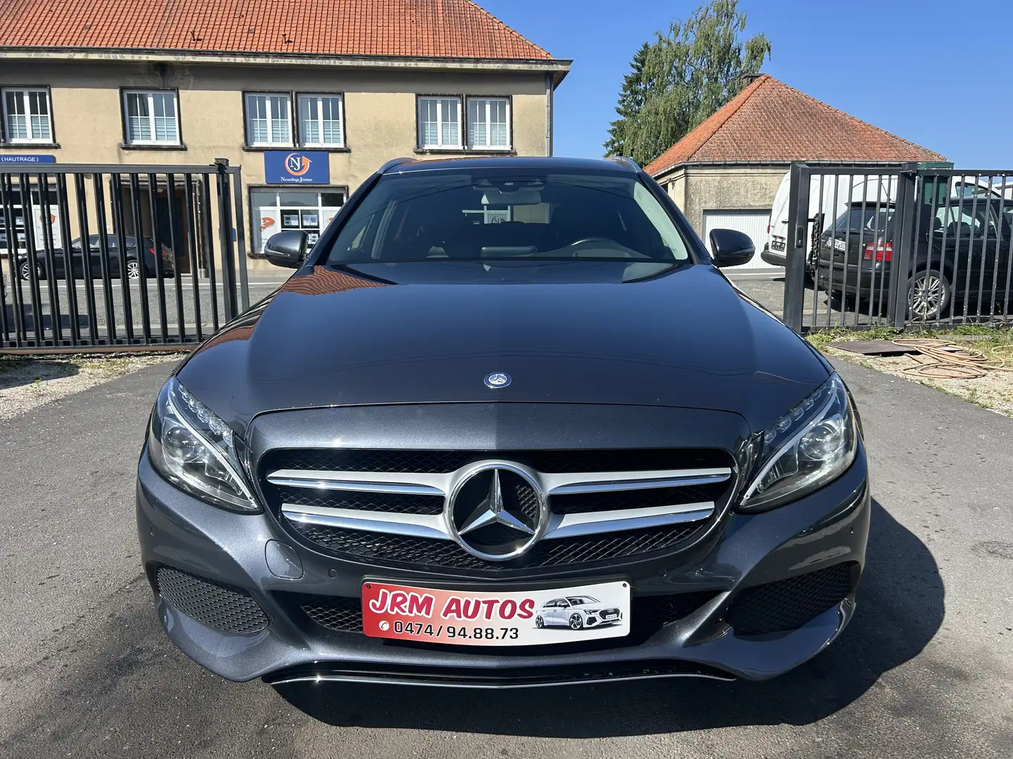 Mercedes-Benz C 200 d Auto. Euro 6b 1er proprio ** CUIR/CAMERA/GPS** Grijs - 2