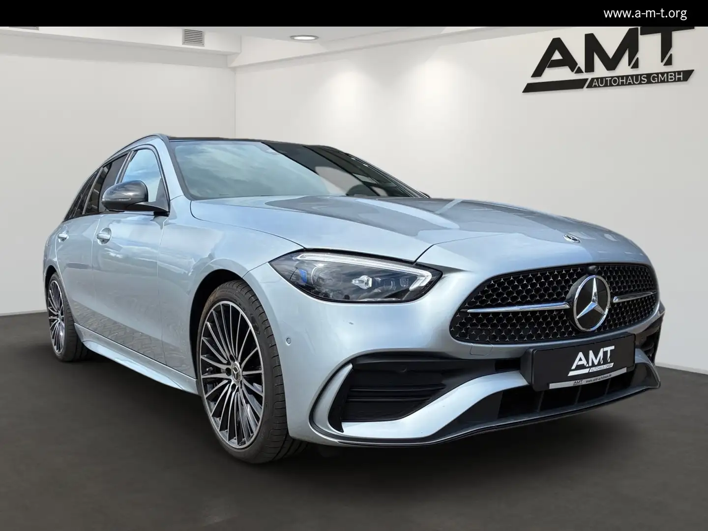 Mercedes-Benz C 220 C 220 d T-Modell AMG Line Advanced Plus/Pano/AHK Argent - 2