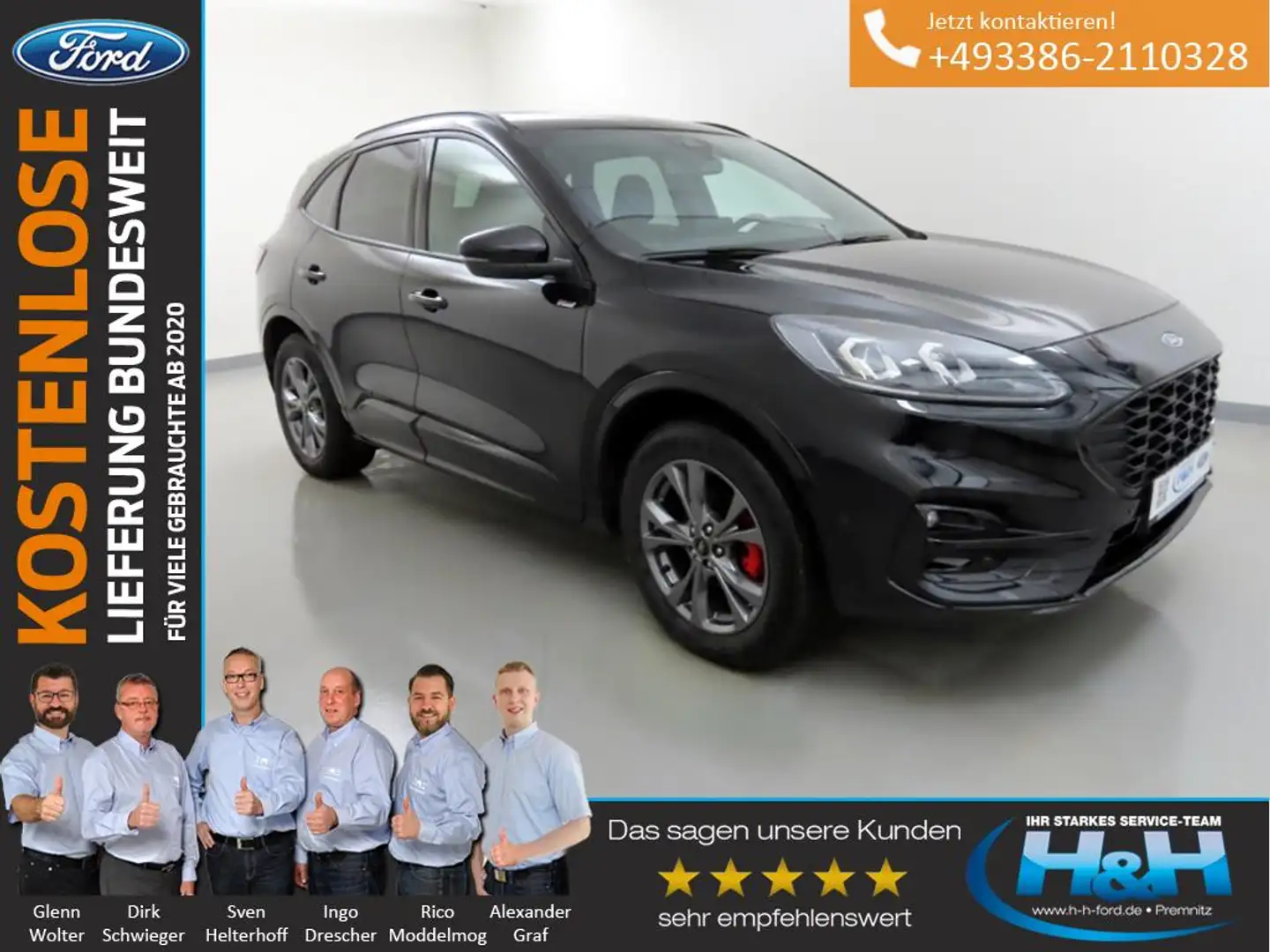 Ford Kuga 2.5 Plug-in-Hybrid ST-Line X AHK+LED Schwarz - 1