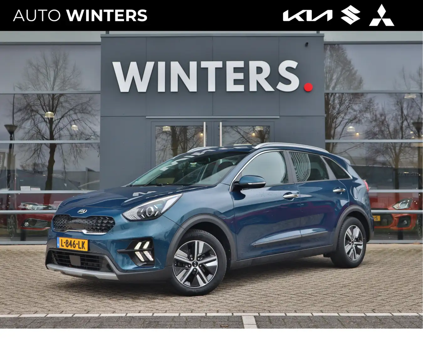 Kia Niro 1.6 GDi Hybrid DynamicLine Apple Carplay/Android A Bleu - 1