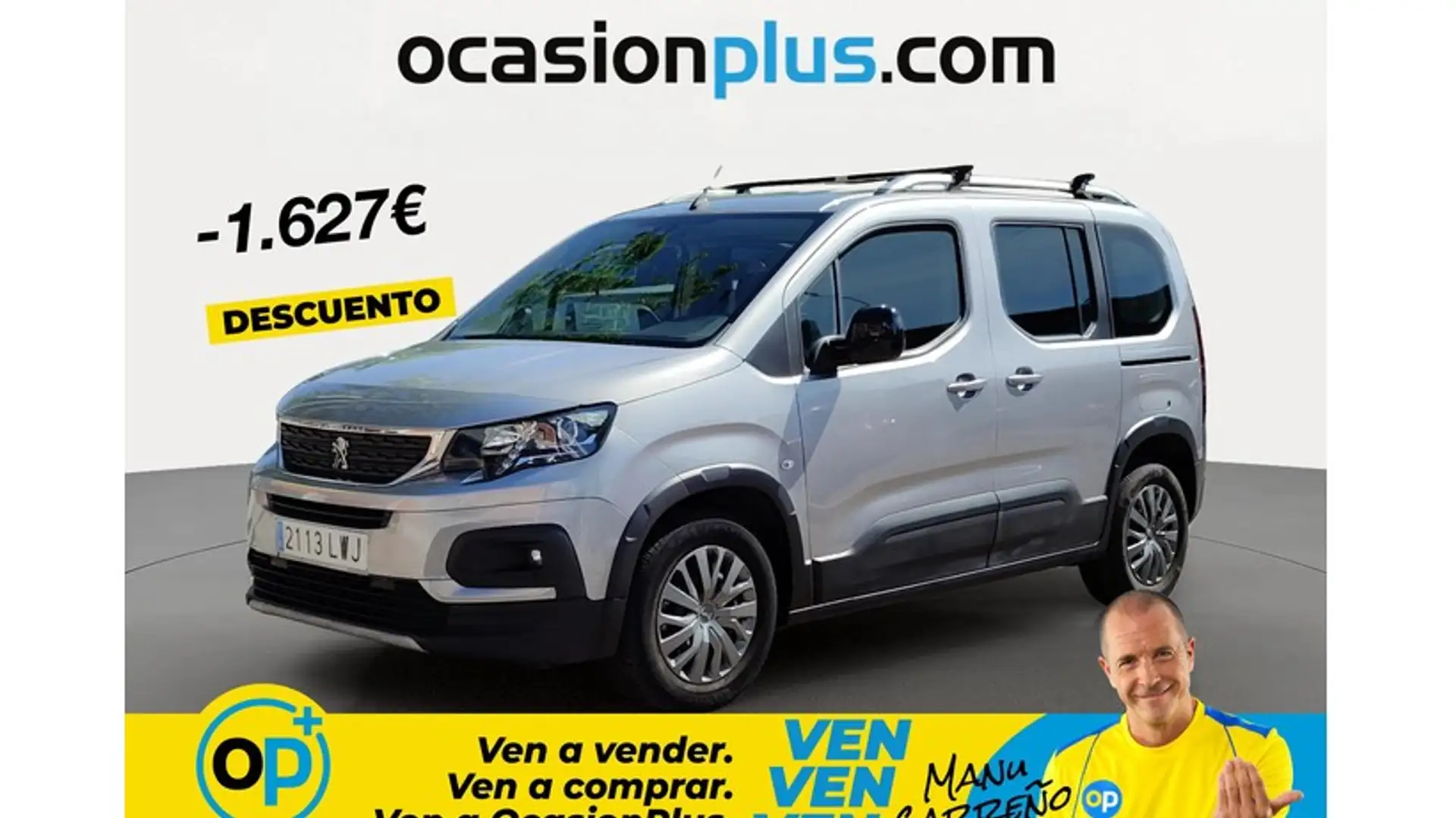 Peugeot Rifter 1.5BlueHDI S&S Allure Business Standard 130 Gris - 1