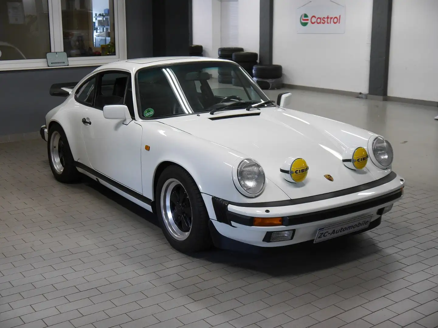 Porsche 911 3.2 Carrera Coupé - Deutsch - Leder - G50 Blanc - 1
