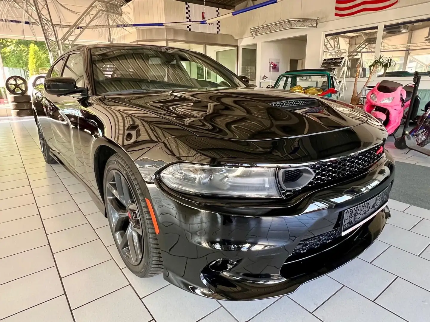 Dodge Charger 5,7 R/T Trackpak LED Kamera LPG GAS Noir - 1