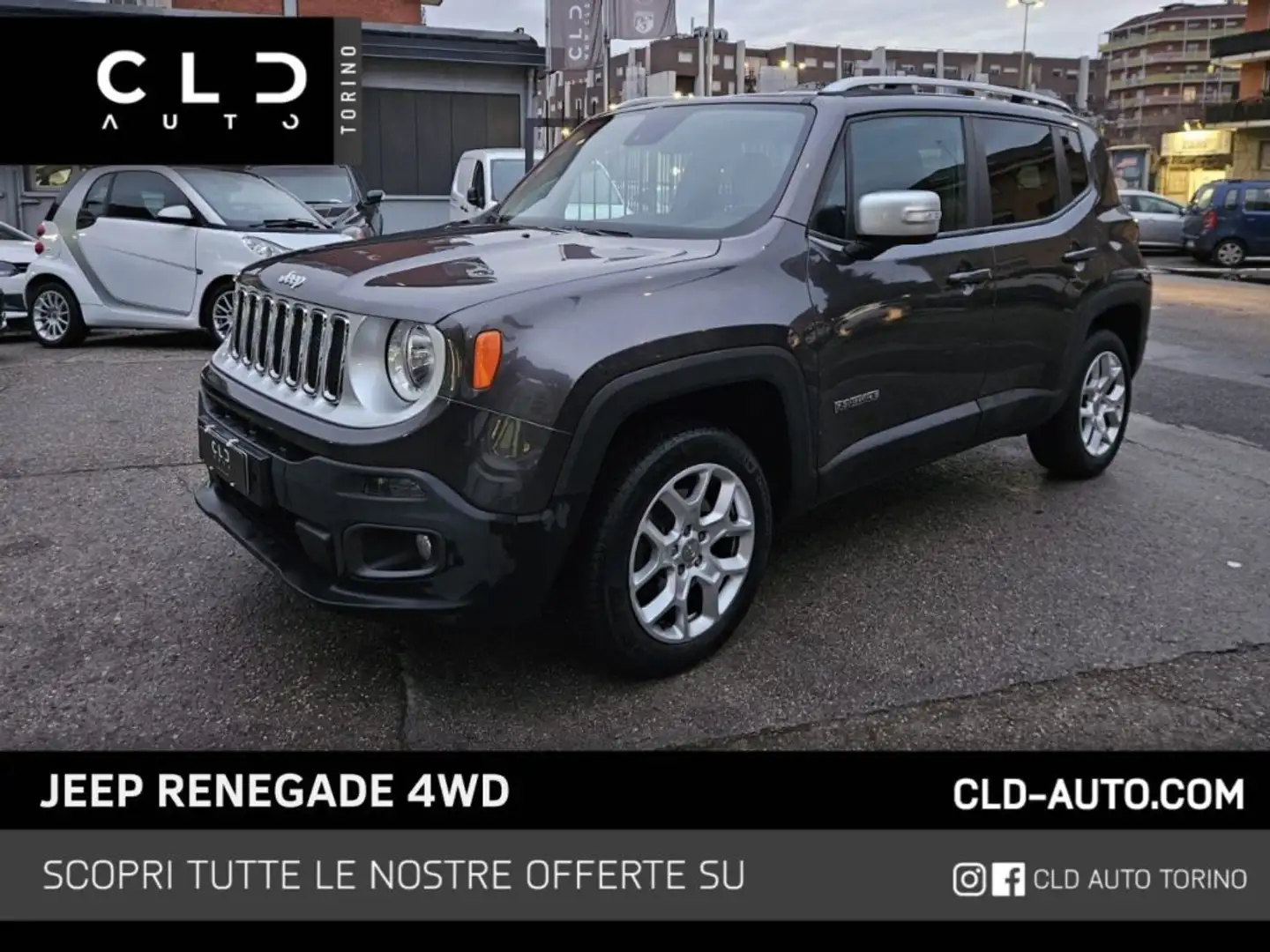 Jeep Renegade 2.0 Mjt 140CV 4WD Active Drive Limited Grigio - 1