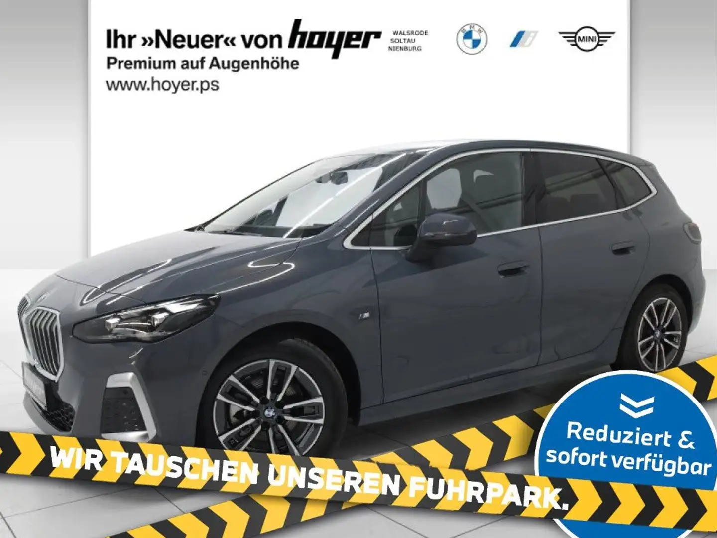 BMW 220 i M Sportpaket LED AHK  HK HiFi DAB RFK PDC Grau - 1