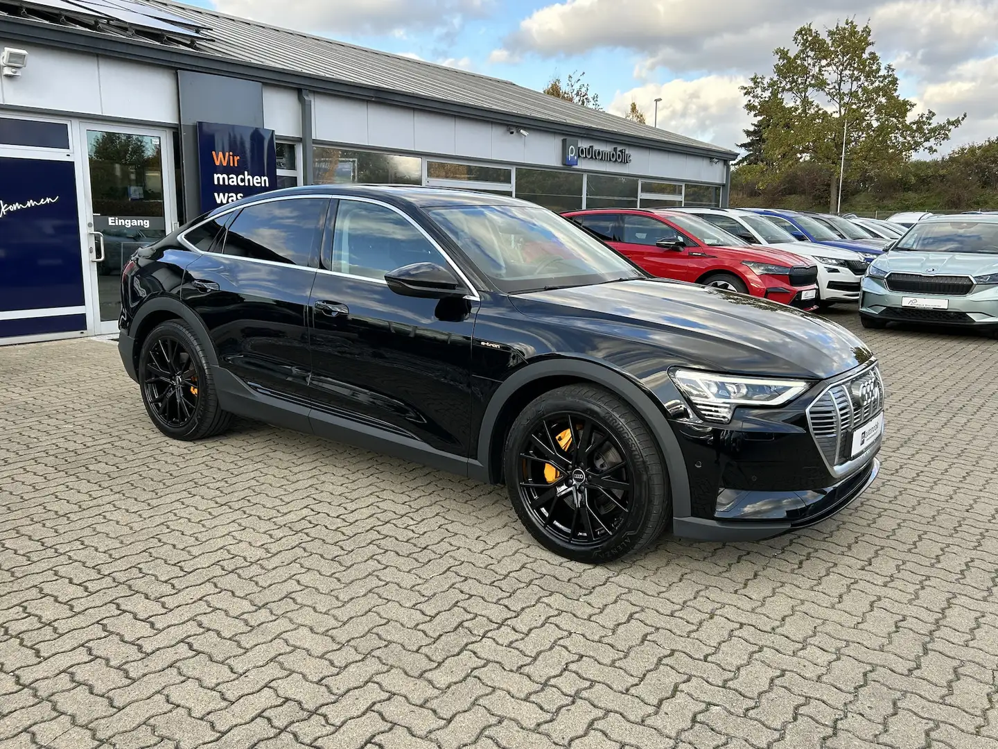 Audi e-tron 50 quattro*RÄDER AUDISPORT*PANO*VC*ORANGE Negro - 2