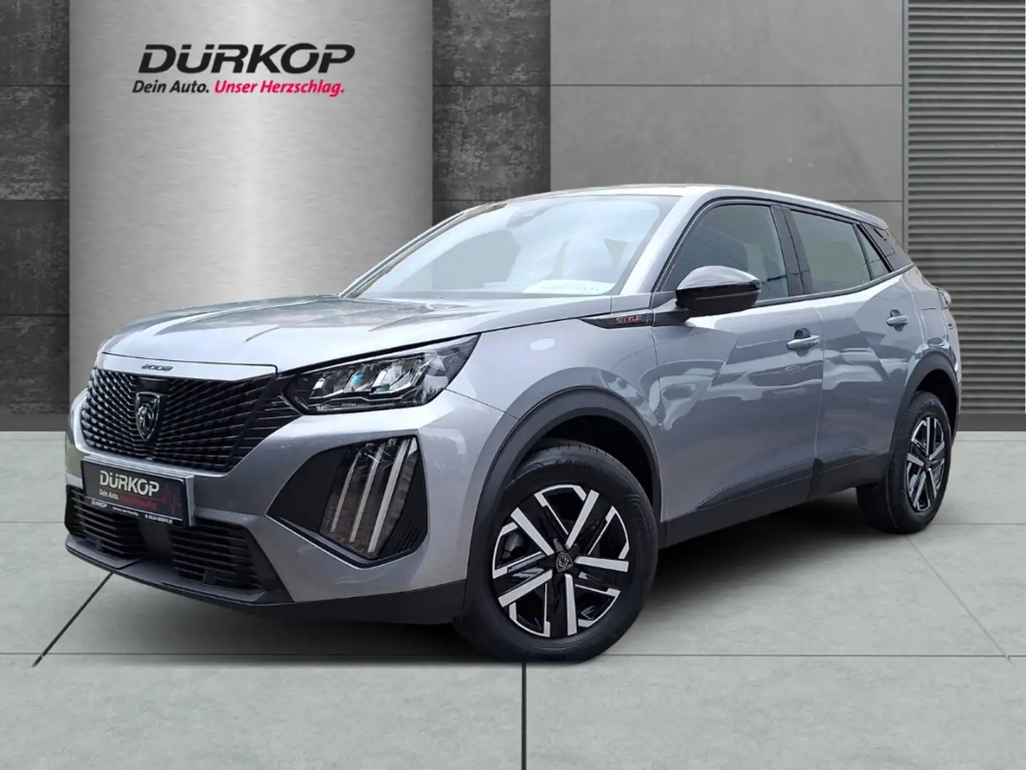 Peugeot 2008 Hybrid 136 AT Style LED-Scheinw. Sitzheiz. Grau - 1