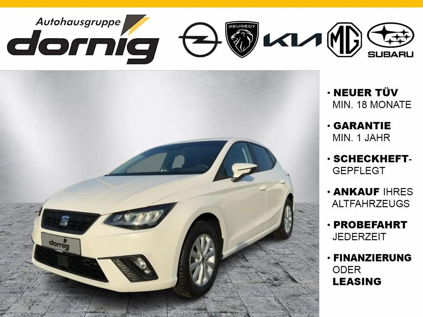 SEAT Ibiza MPI Reference. SHZ,PDC Weiß - 1
