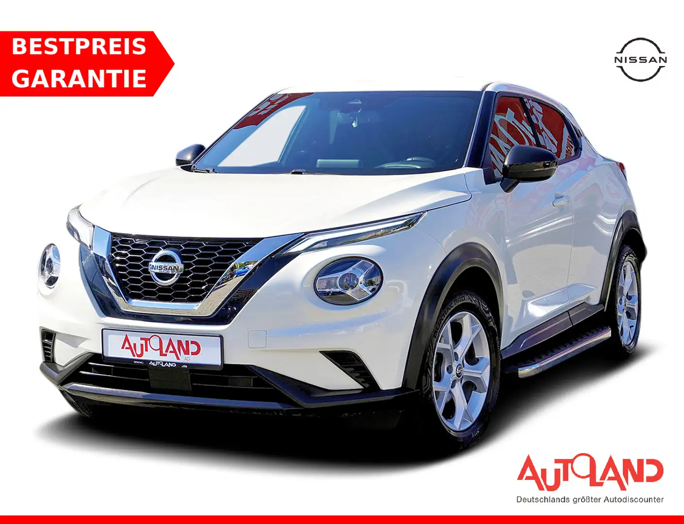 Nissan Juke 1.0 DIG-T AT LED AAC SHZ Kamera Weiß - 1