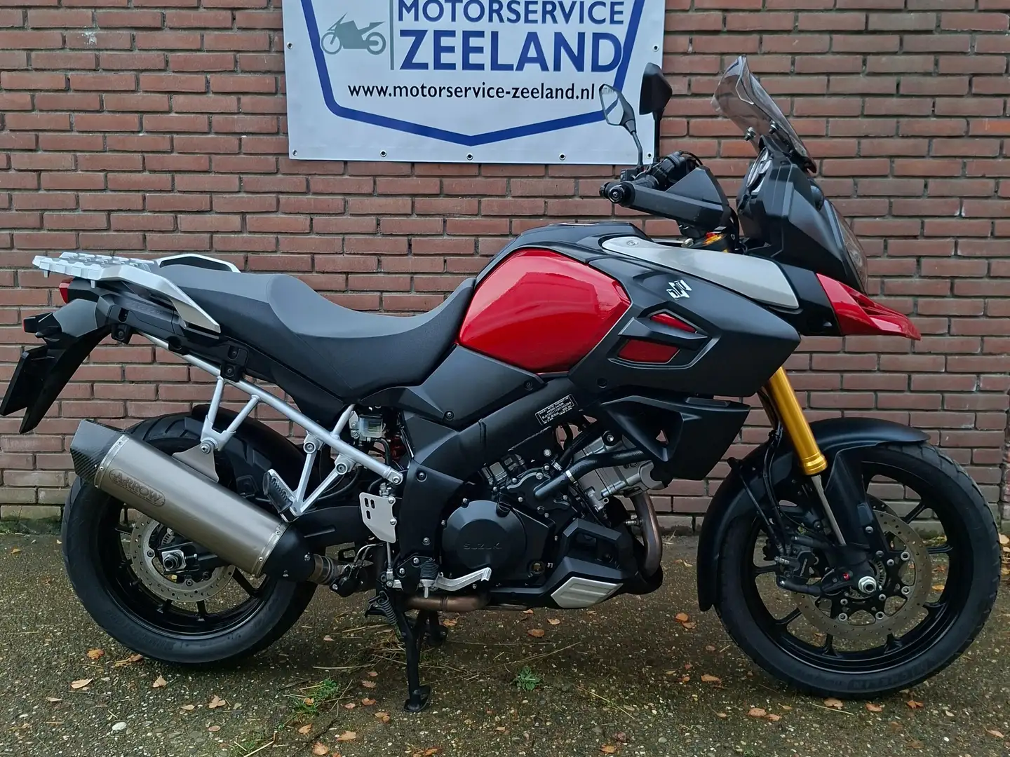 Suzuki V-Strom 1000 Suzuki DL 1000 V-Strom (Zeer nette motor!) Roşu - 1