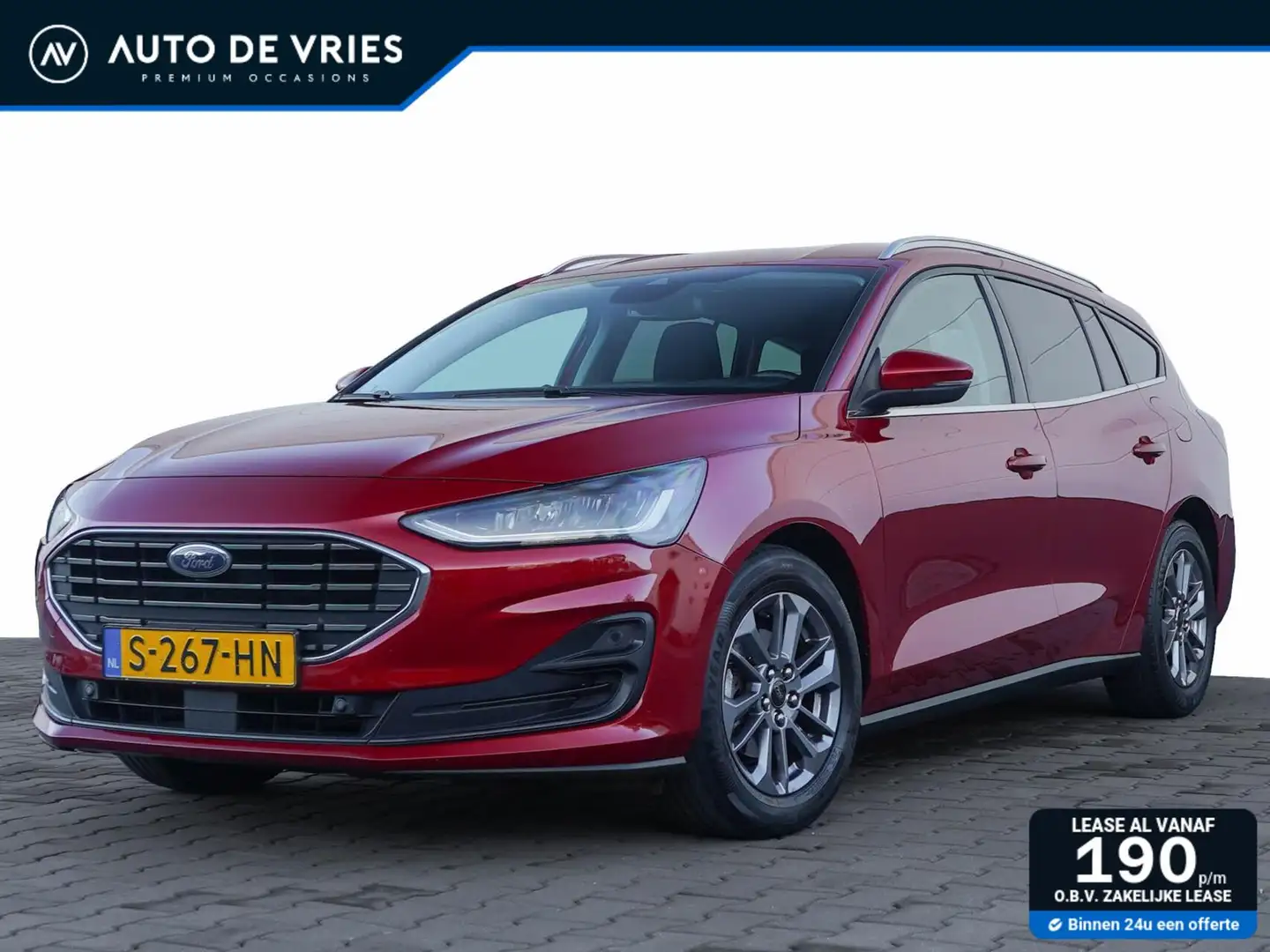 Ford Focus Wagon 1.0 EcoBoost 125pk Hybrid Titanium | Navigat Rot - 1