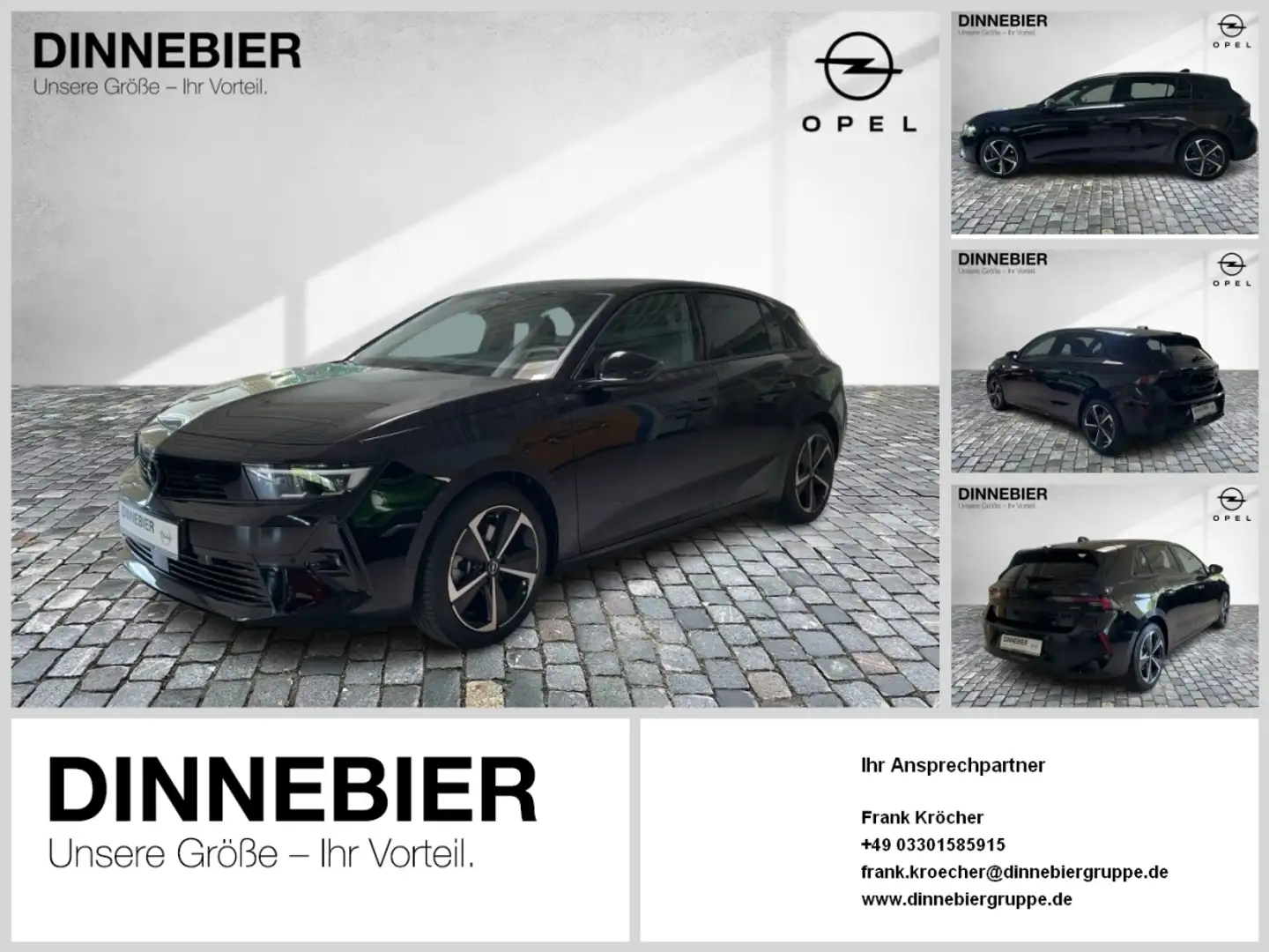 Opel Astra 5-Türer. GS. 1.2 48V 100 kW/136 PS Schwarz - 1
