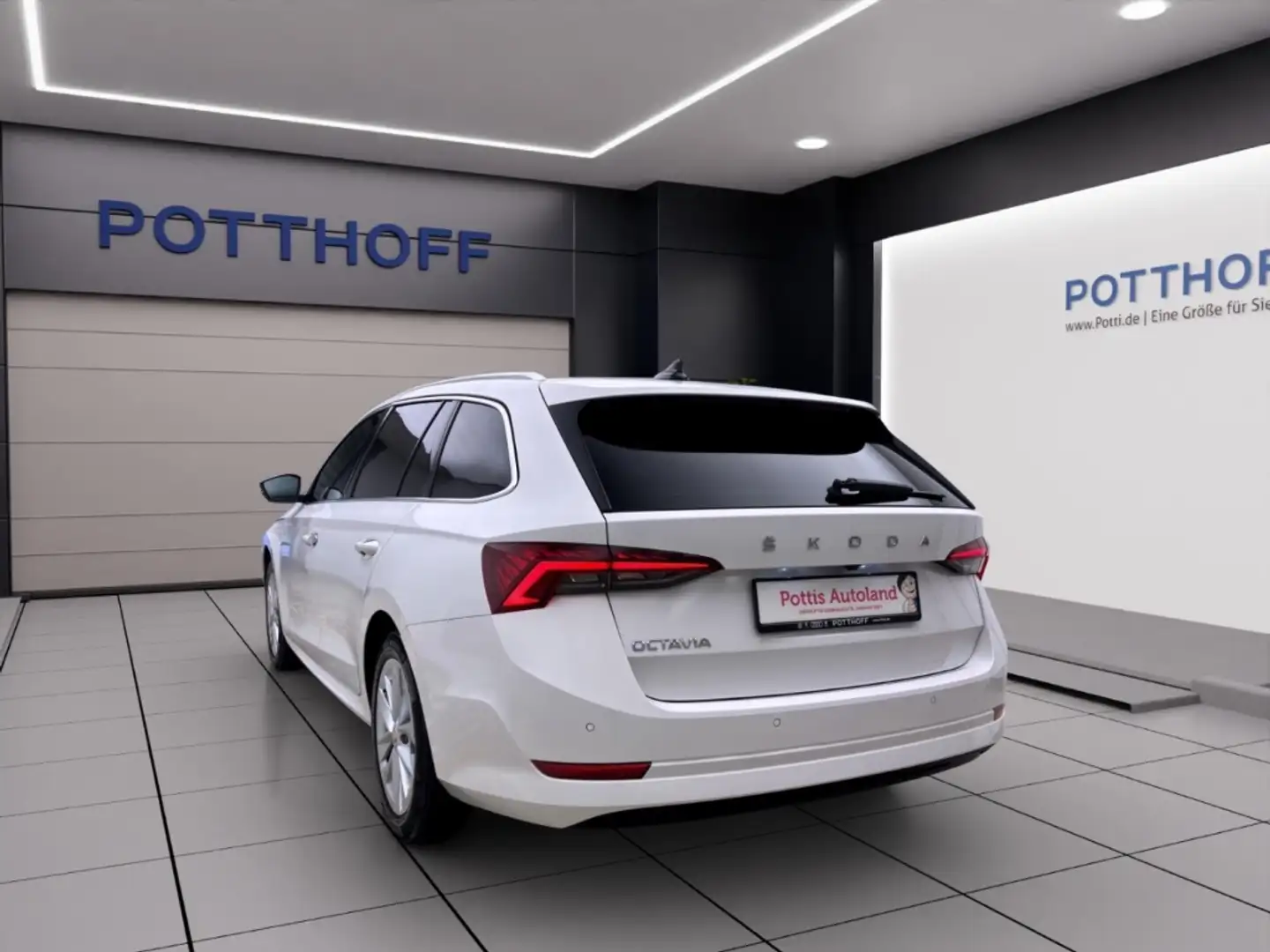 Skoda Octavia Combi 2.0 TDI DSG STYLE NAVI PANO KLIMA PDC Weiß - 2