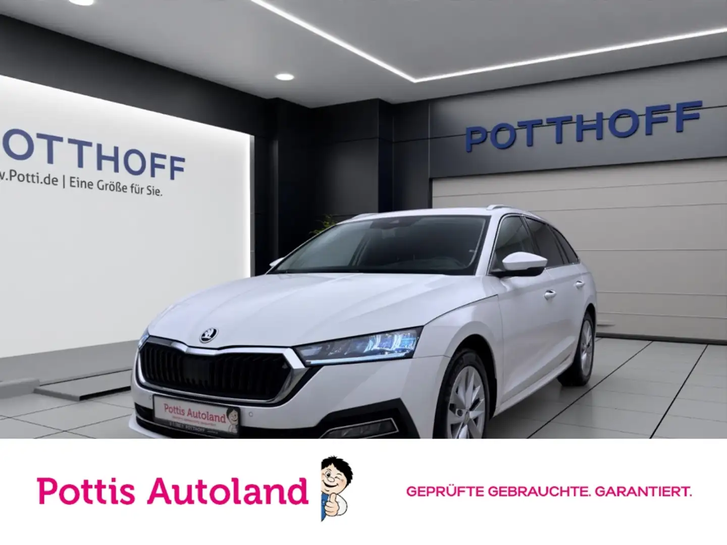Skoda Octavia Combi 2.0 TDI DSG STYLE NAVI PANO KLIMA PDC Weiß - 1
