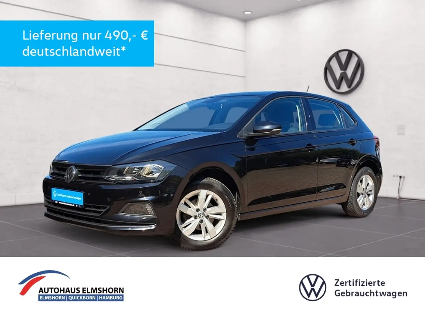 Volkswagen Polo Comfortline 1.0 TSI DSG KAM GJ-REIF PDC MAL SHZ Schwarz - 1