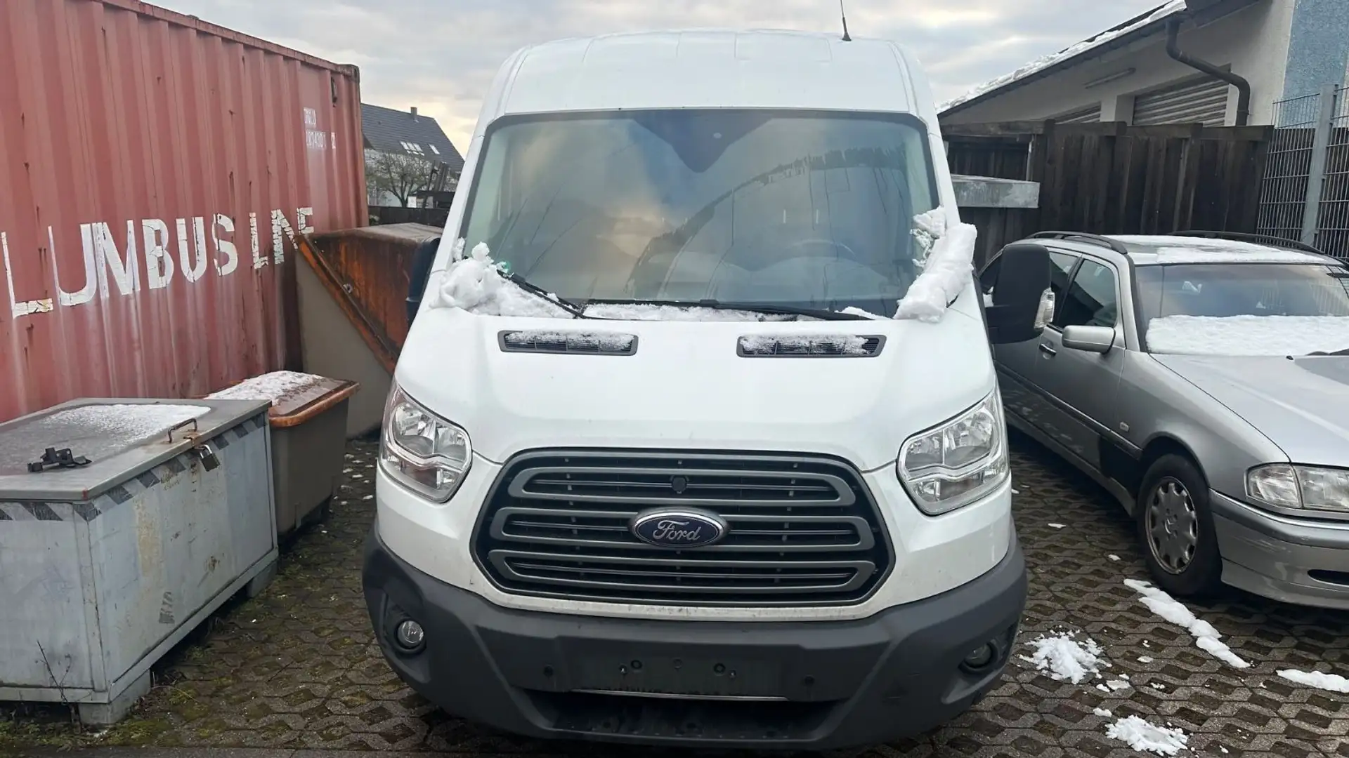 Ford Transit Kasten 350 L2 Trend H2,Euro6,Klima,Sitzh Weiß - 1