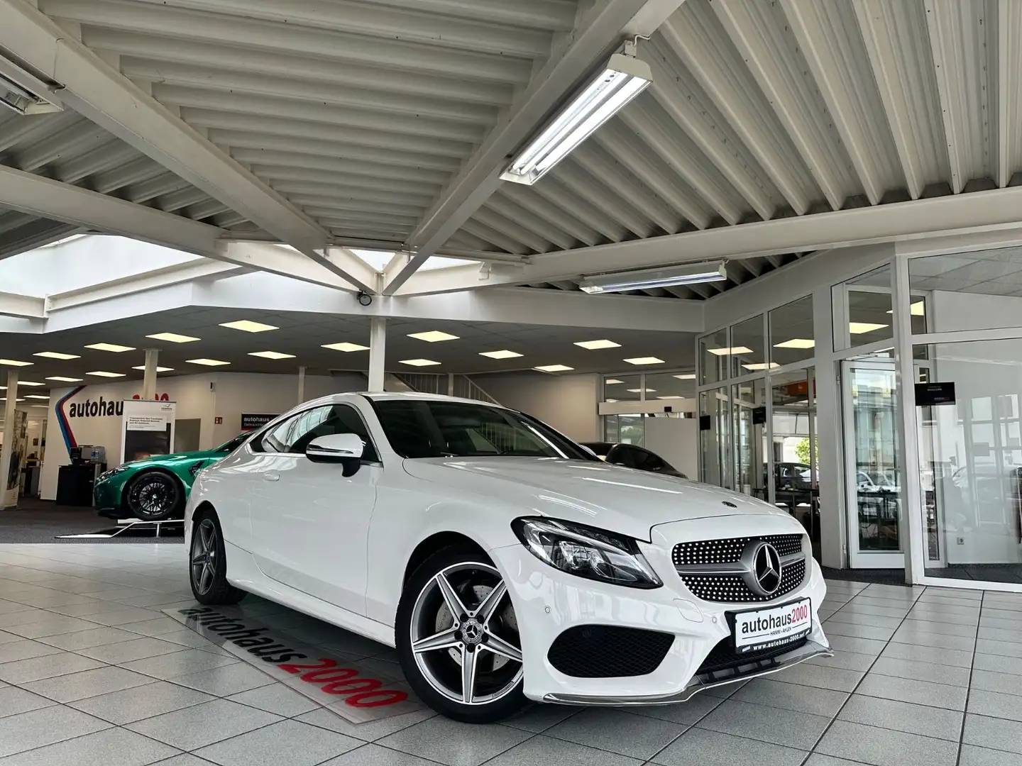 Mercedes-Benz C 220 C220d AMG Line AUT./LED/CAM/NAVI/SHZ/TEMPO. Blanc - 1