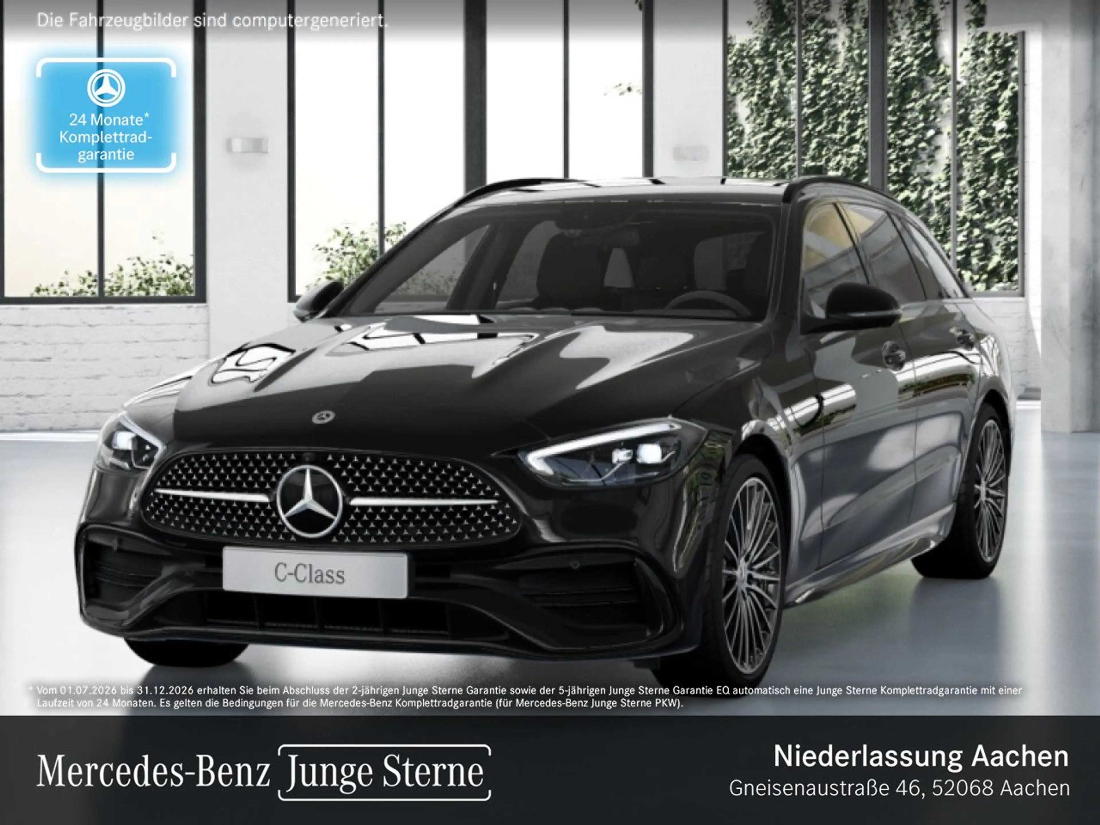 Mercedes-Benz C 300 d T AMG+NIGHT+360+LED+19"+TOTW+KEYLESS+9G
