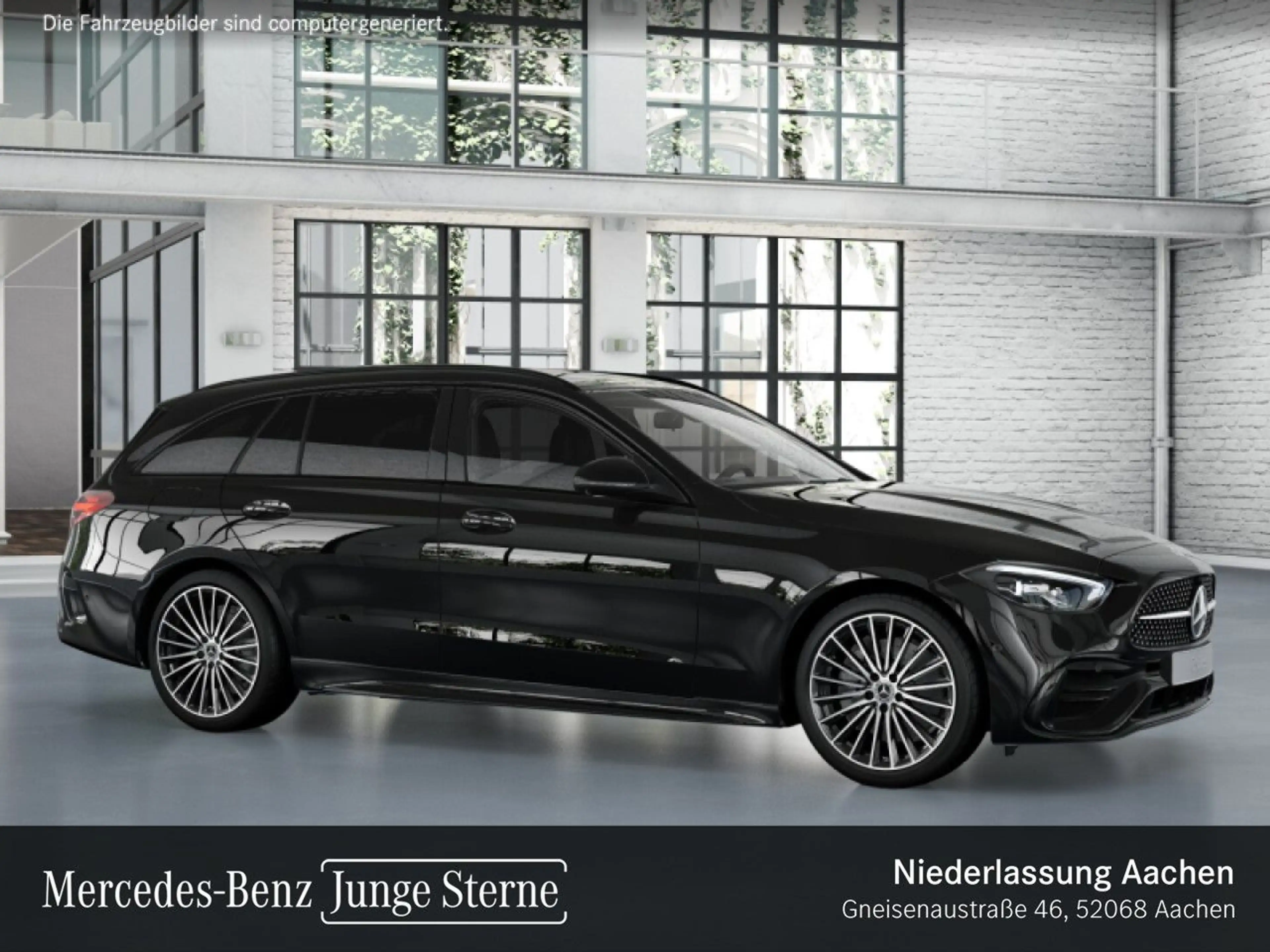 Mercedes-Benz C 300 d T AMG+NIGHT+360+LED+19"+TOTW+KEYLESS+9G — photo 15