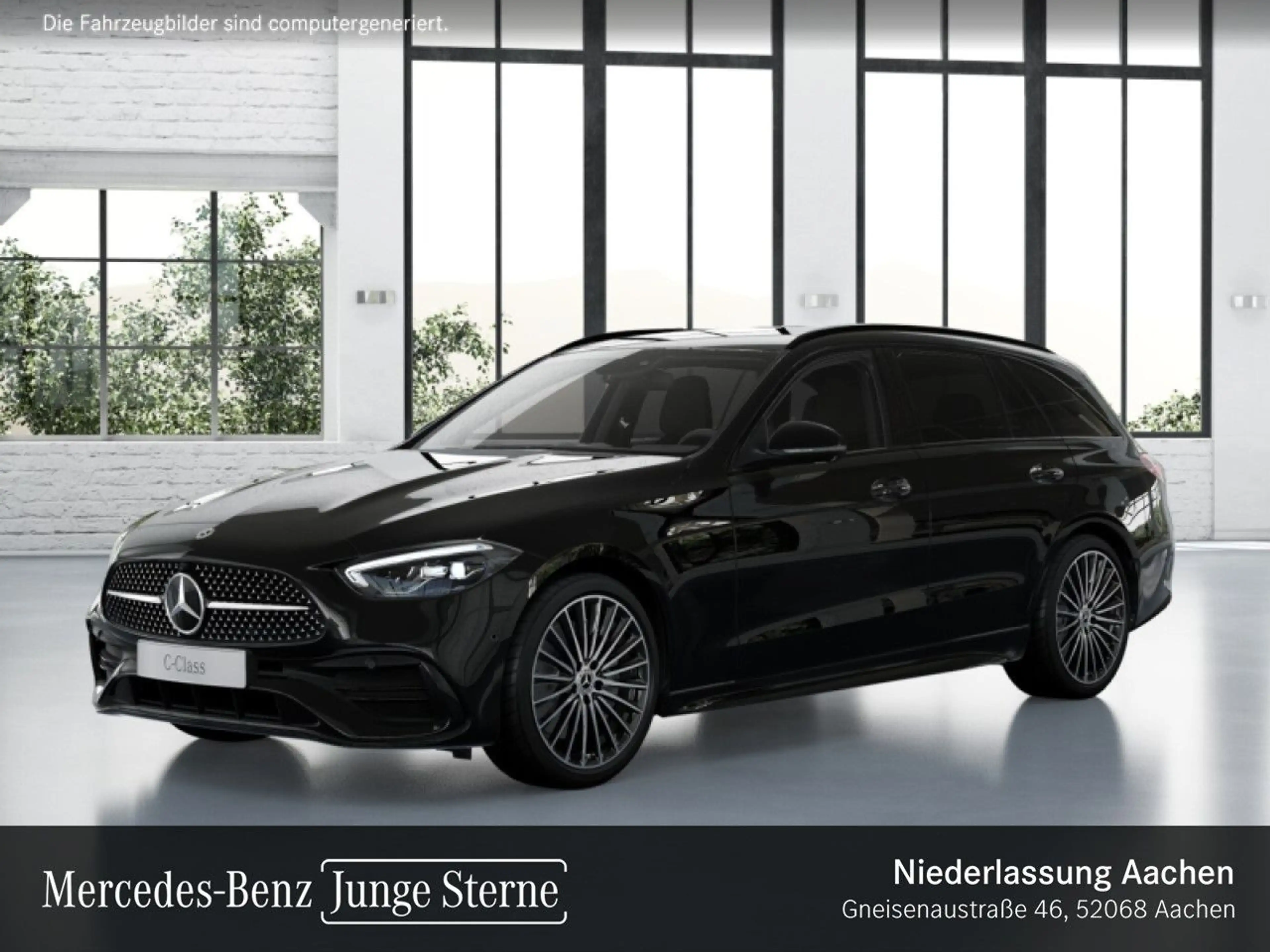 Mercedes-Benz C 300 d T AMG+NIGHT+360+LED+19"+TOTW+KEYLESS+9G — photo 13