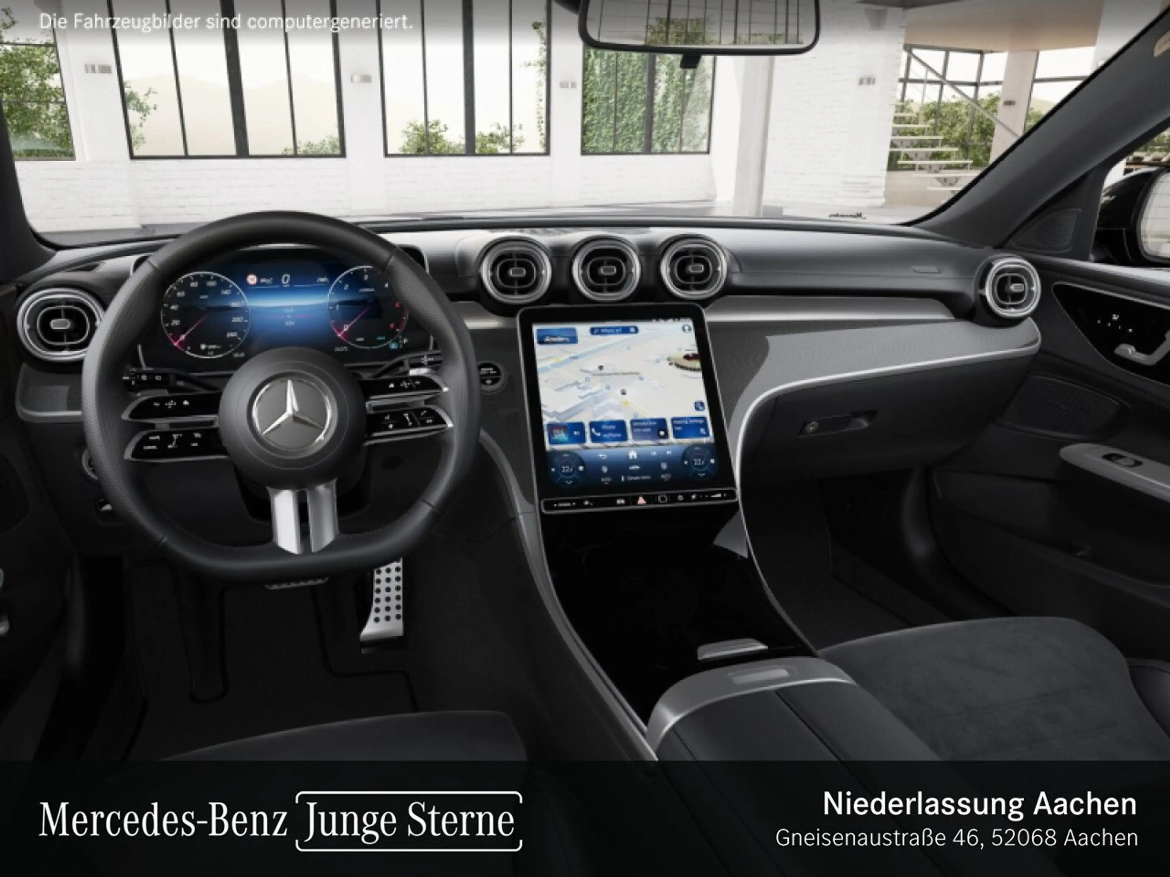 Mercedes-Benz C 300 d T AMG+NIGHT+360+LED+19"+TOTW+KEYLESS+9G — photo 9
