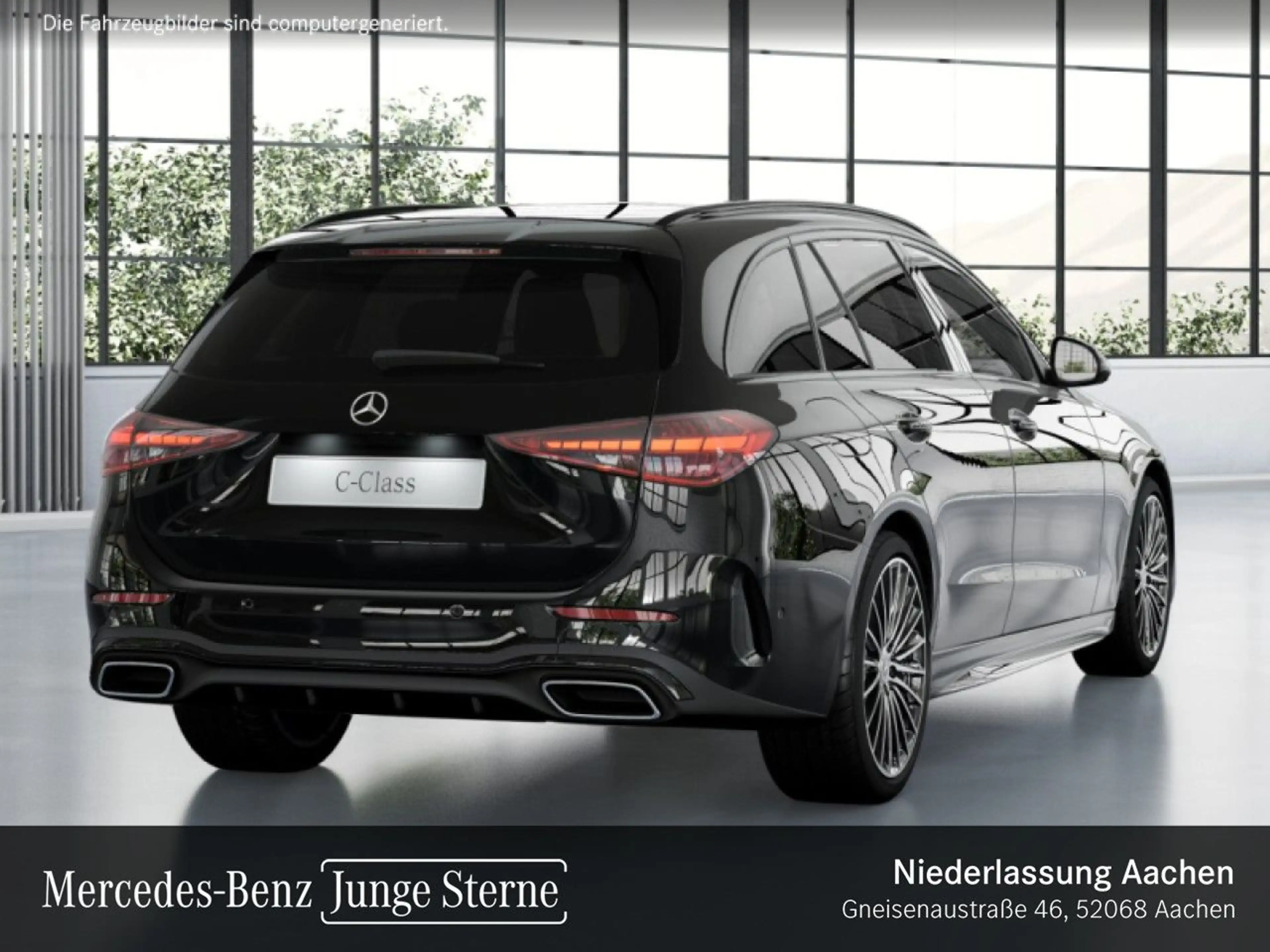 Mercedes-Benz C 300 d T AMG+NIGHT+360+LED+19"+TOTW+KEYLESS+9G — photo 4